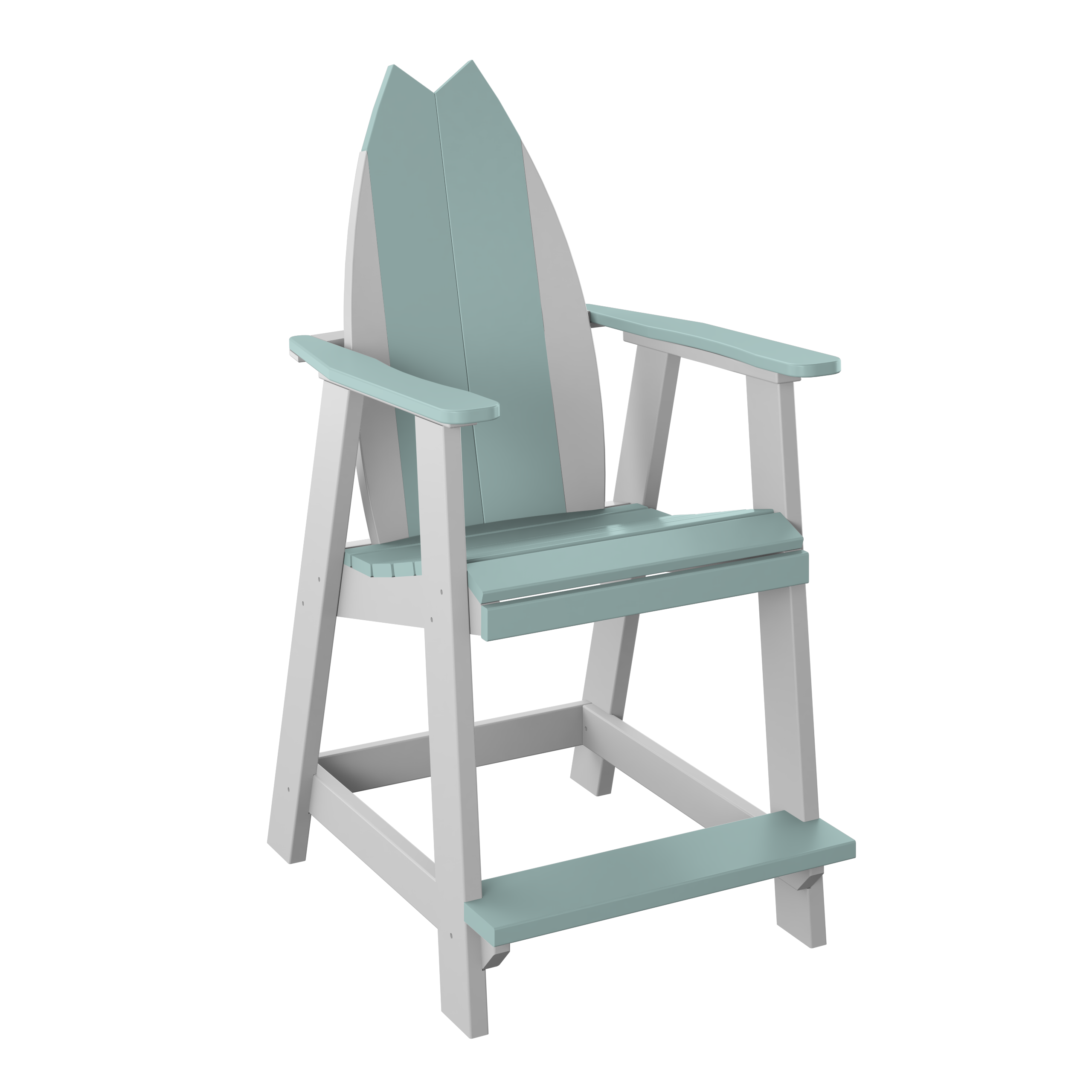 Surfboard Tail Adirondack Balcony Chair