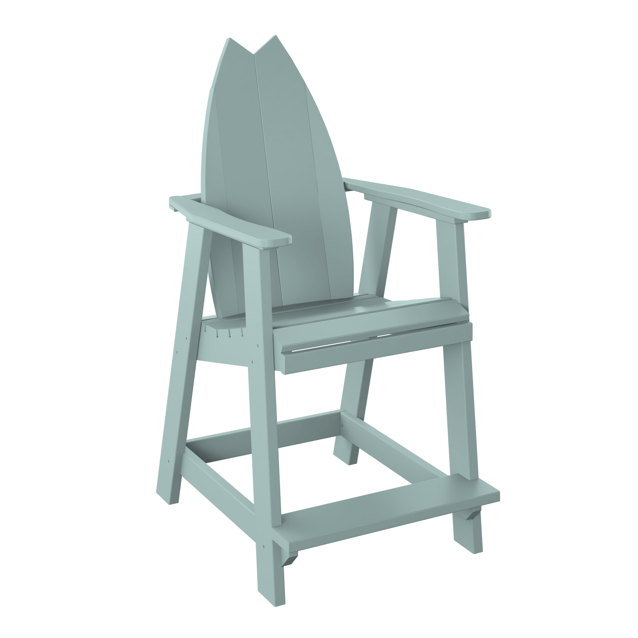 Surfboard Tail Adirondack Balcony Chair - Haven Outdoor