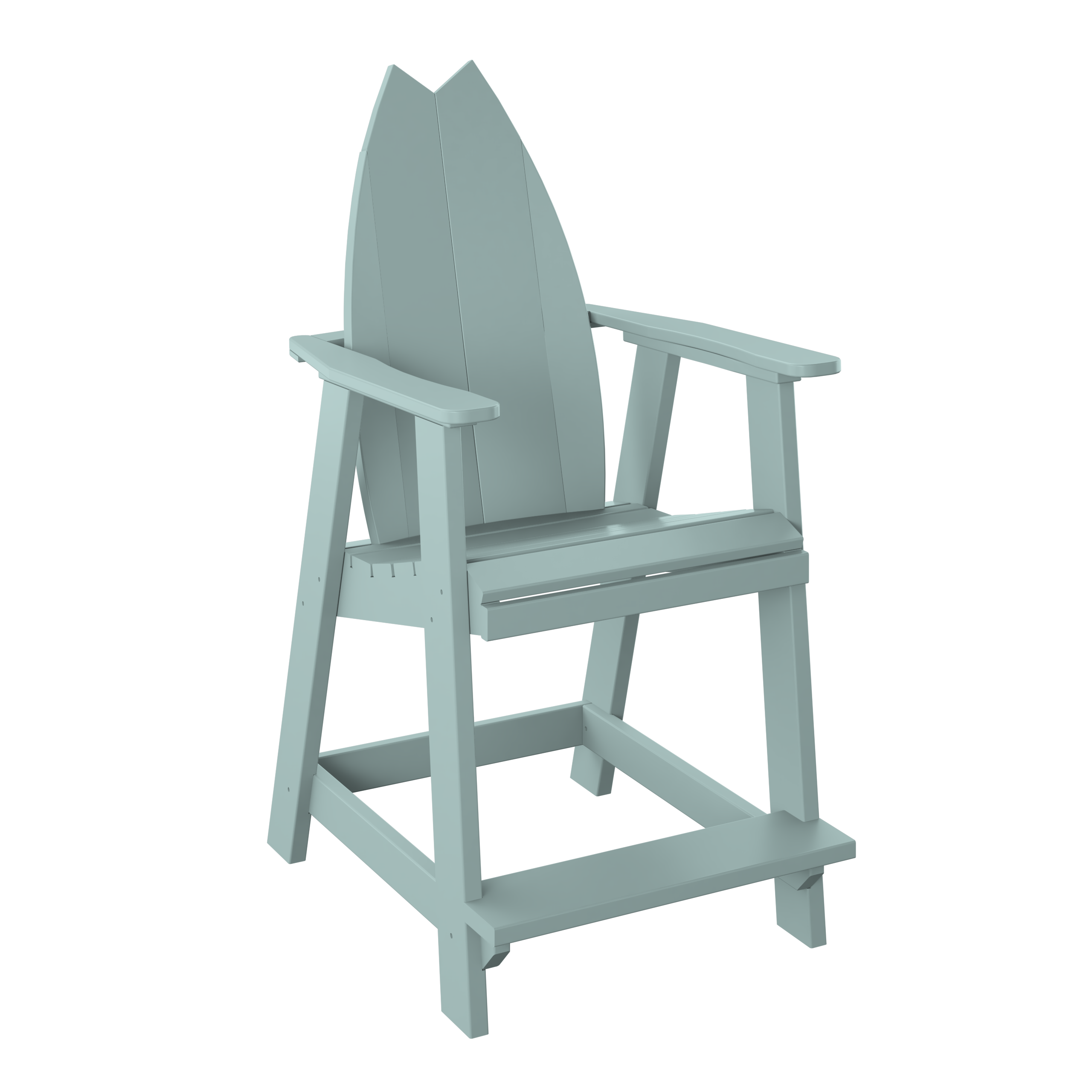 Surfboard Tail Adirondack Balcony Chair