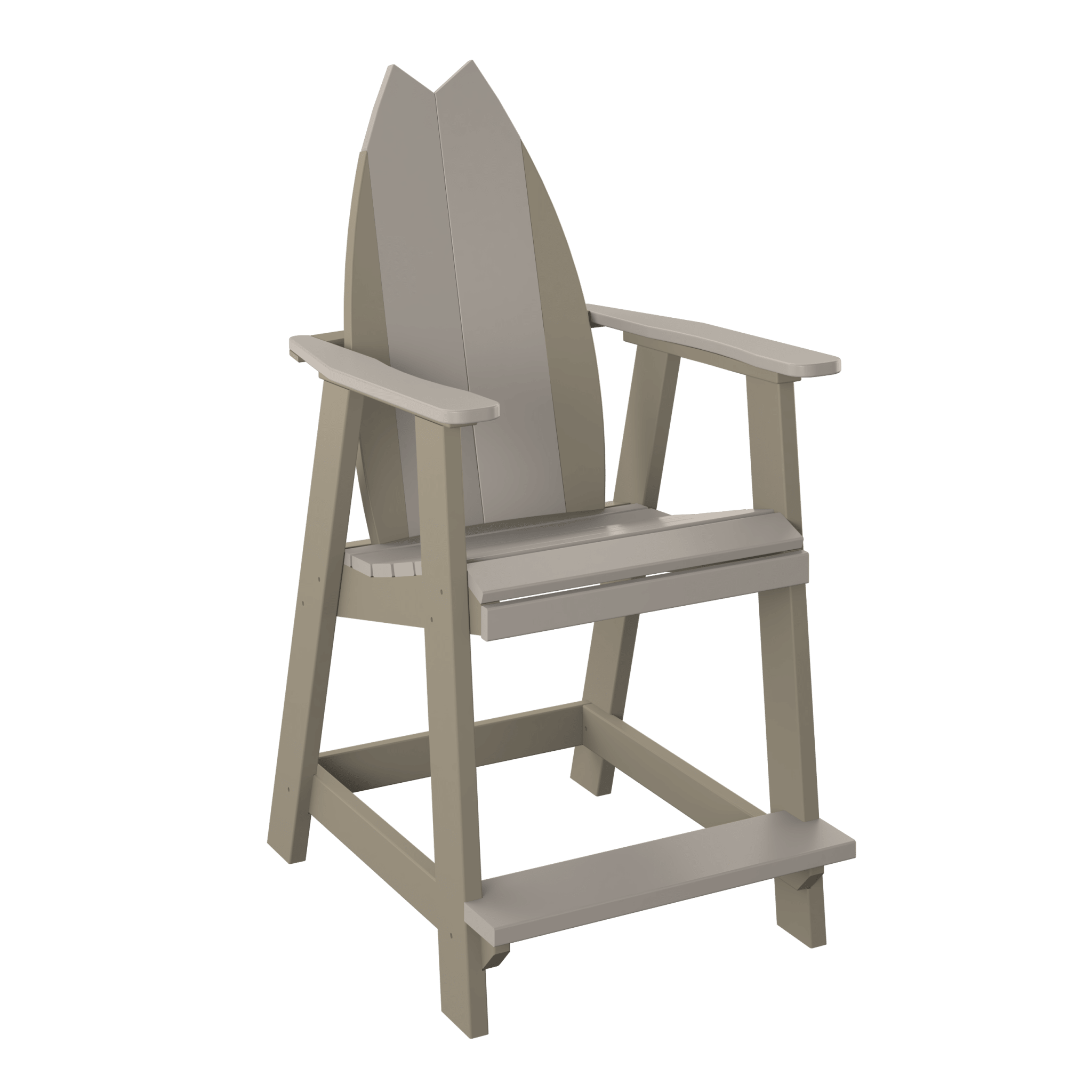 Surfboard Tail Adirondack Balcony Chair - Haven Outdoor