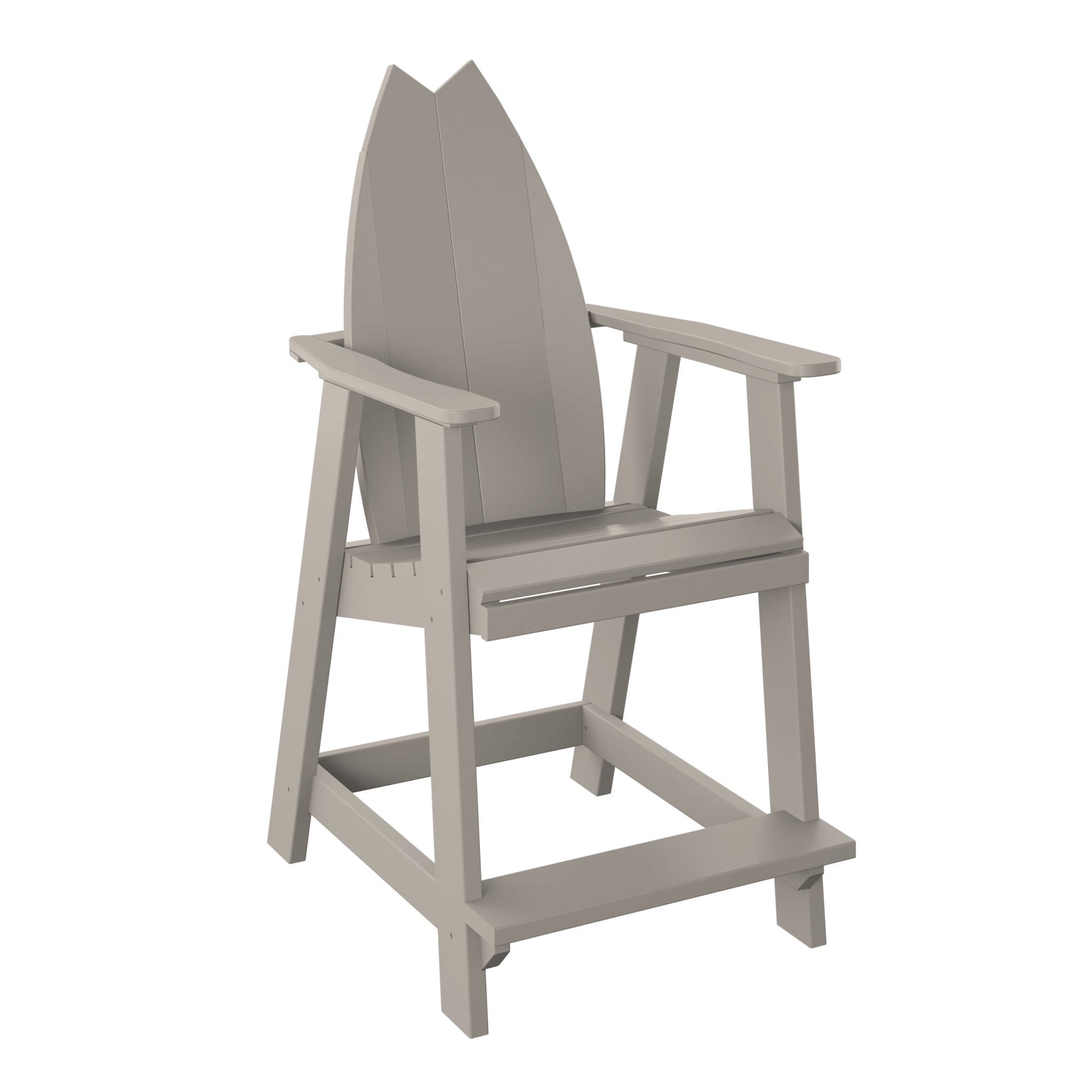 Surfboard Tail Adirondack Balcony Chair - Haven Outdoor