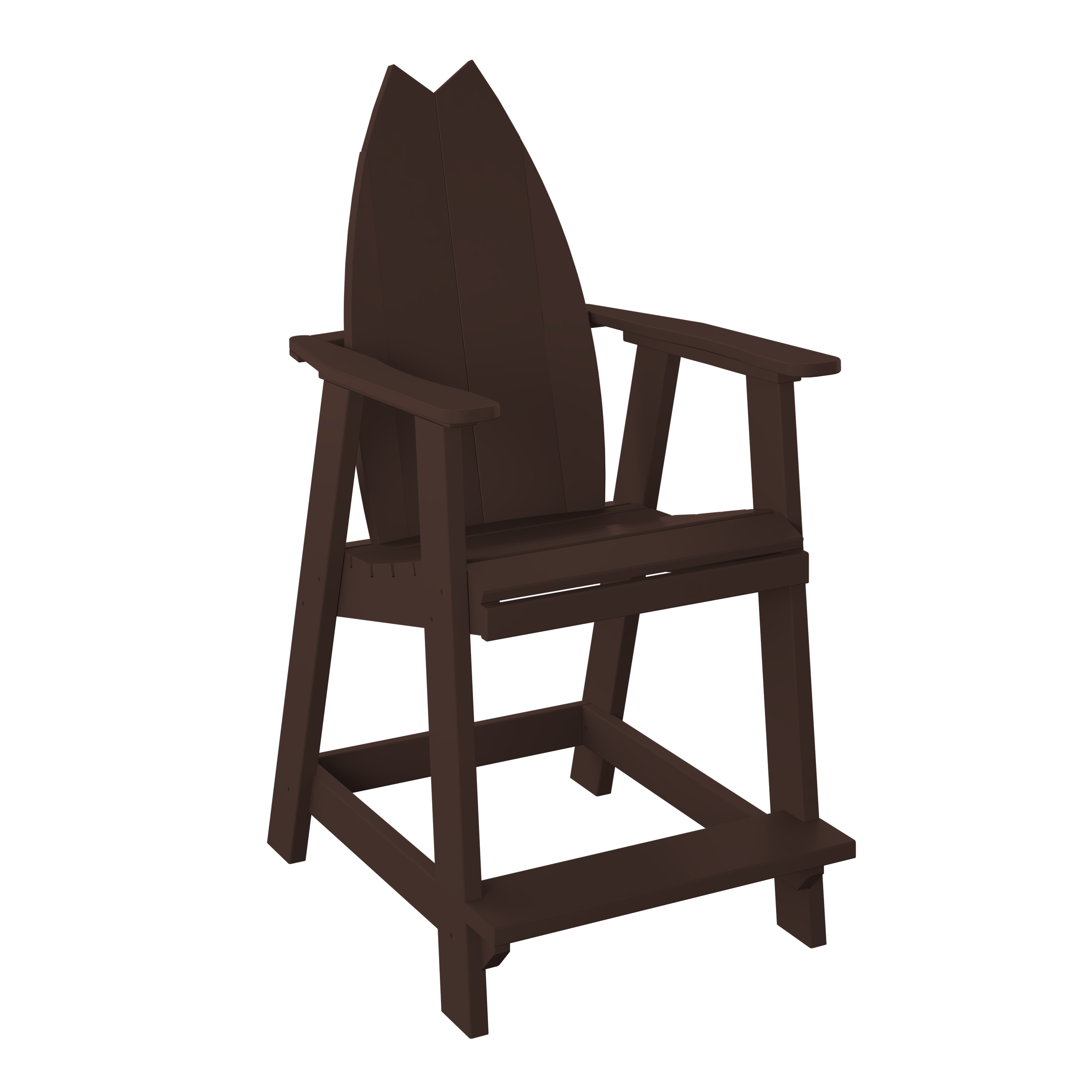 Surfboard Tail Adirondack Balcony Chair