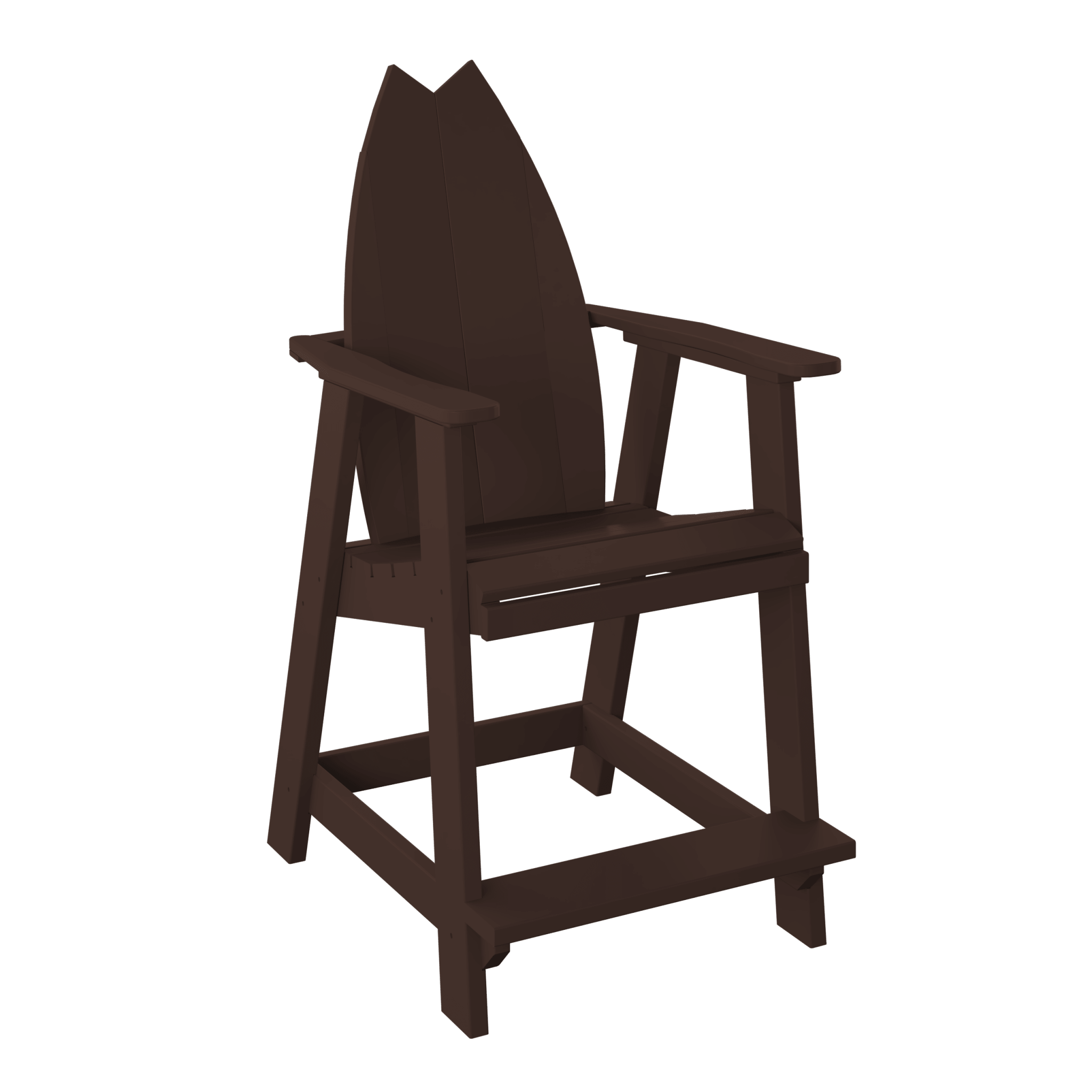 Surfboard Tail Adirondack Balcony Chair - Haven Outdoor