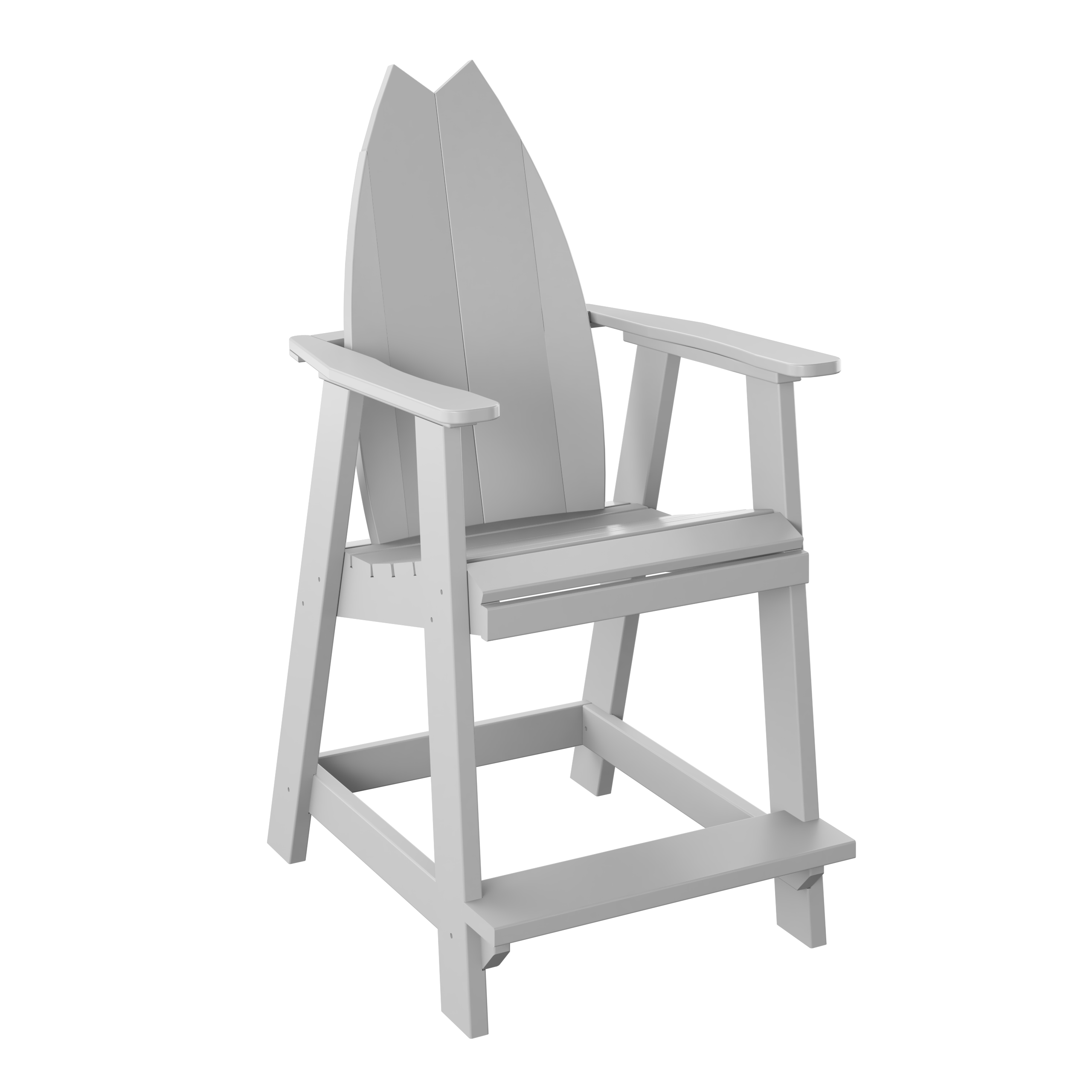 Surfboard Tail Adirondack Balcony Chair