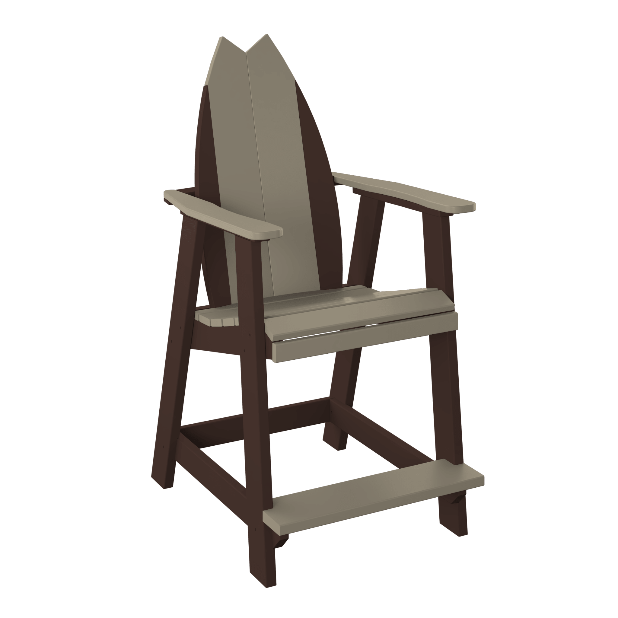 Surfboard Tail Adirondack Balcony Chair - Haven Outdoor