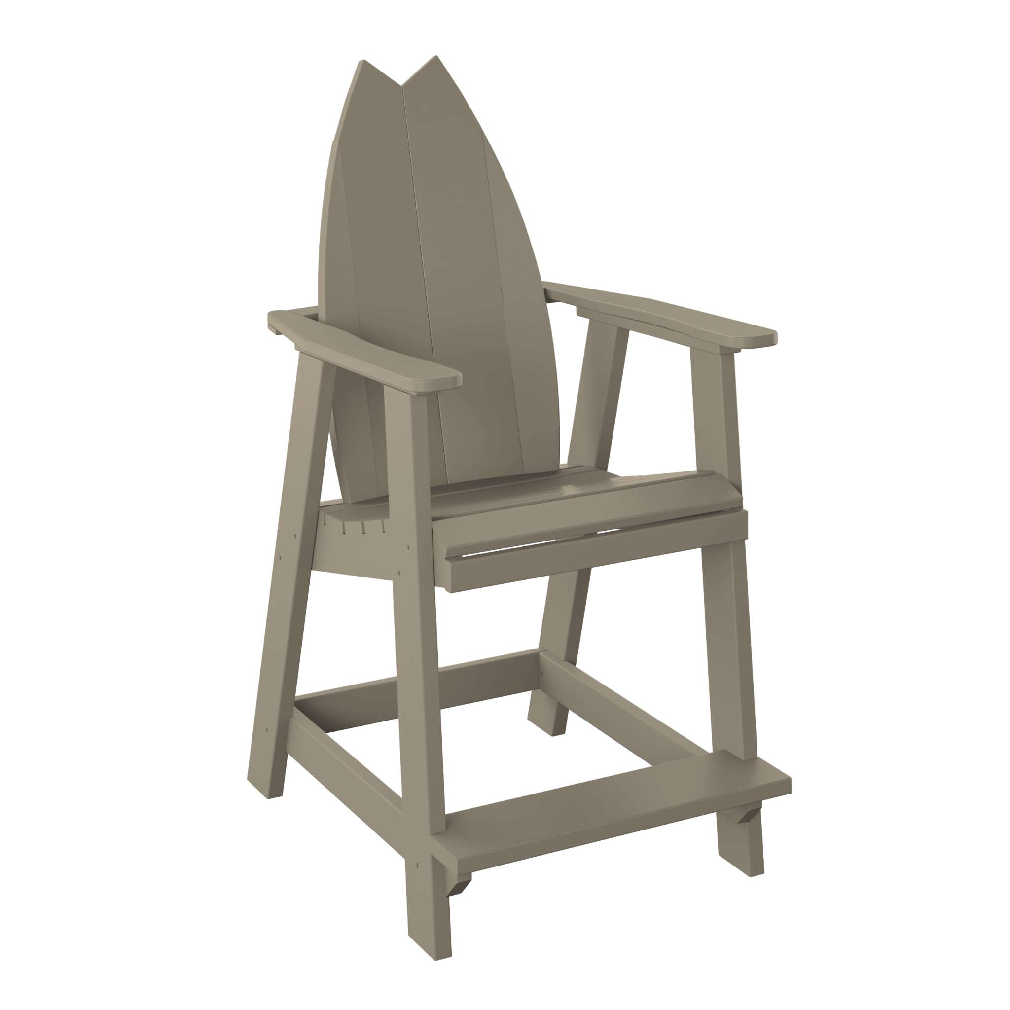 Surfboard Tail Adirondack Balcony Chair - Haven Outdoor