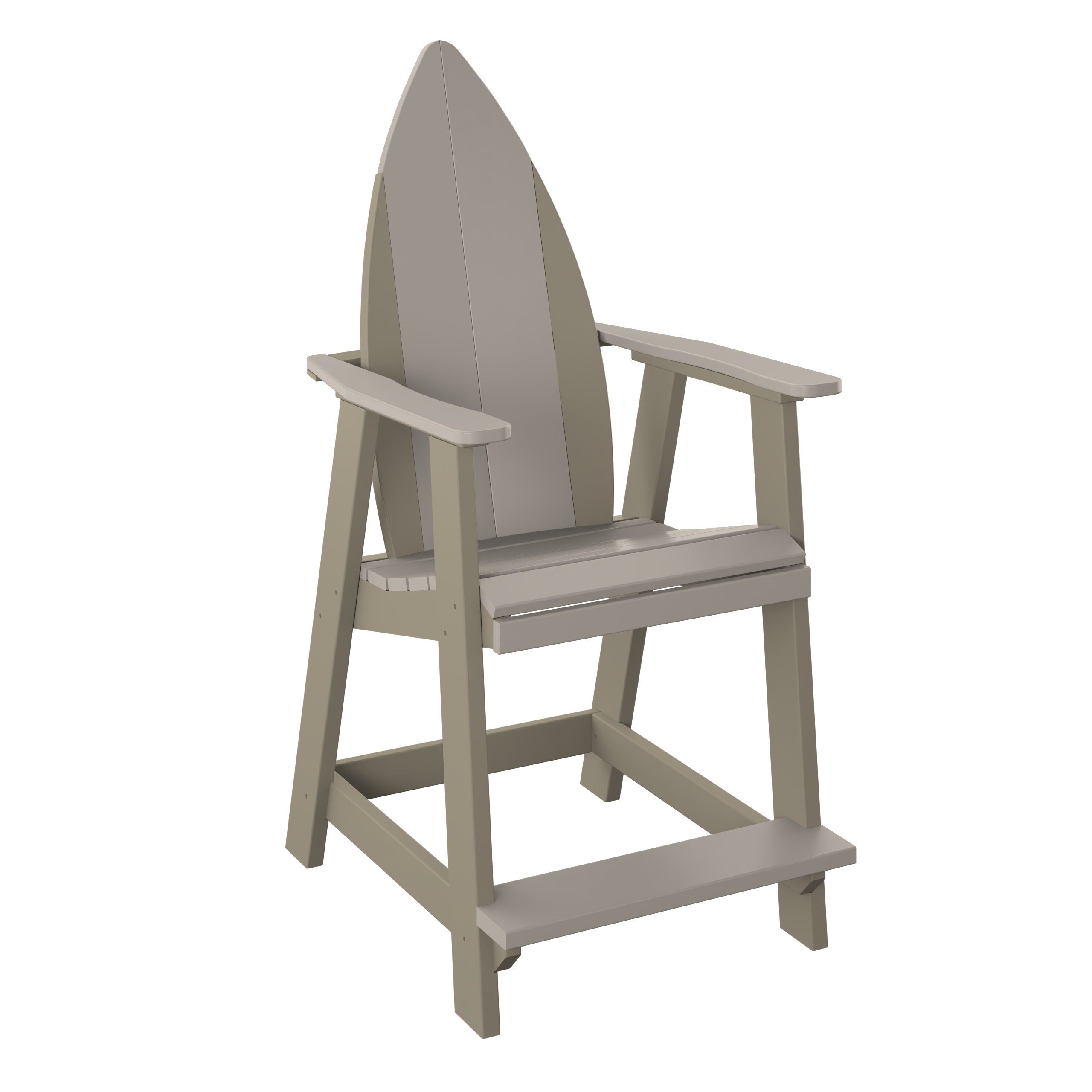 Surfboard Nose Adirondack Balcony Chair