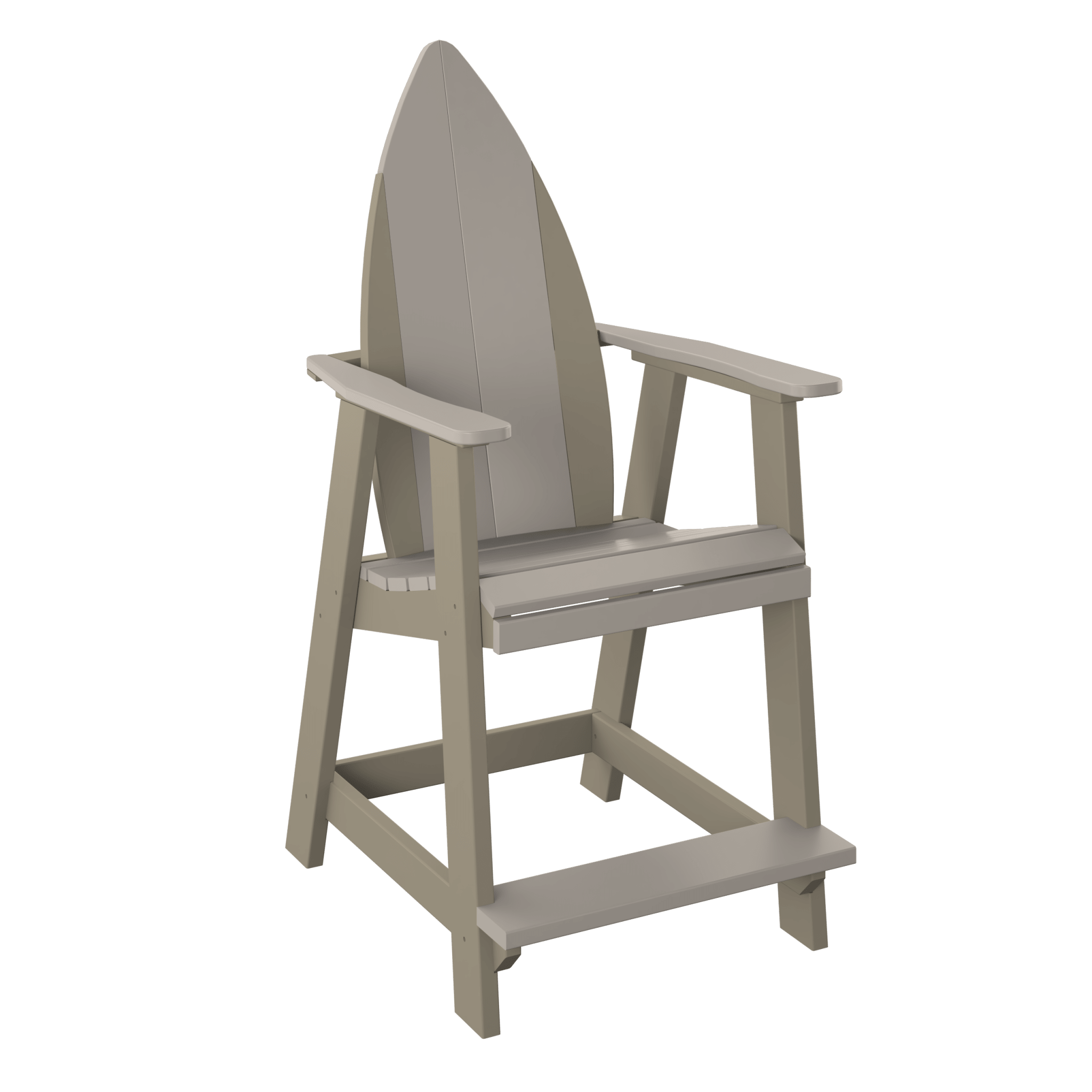 Surfboard Nose Adirondack Balcony Chair - Haven Outdoor
