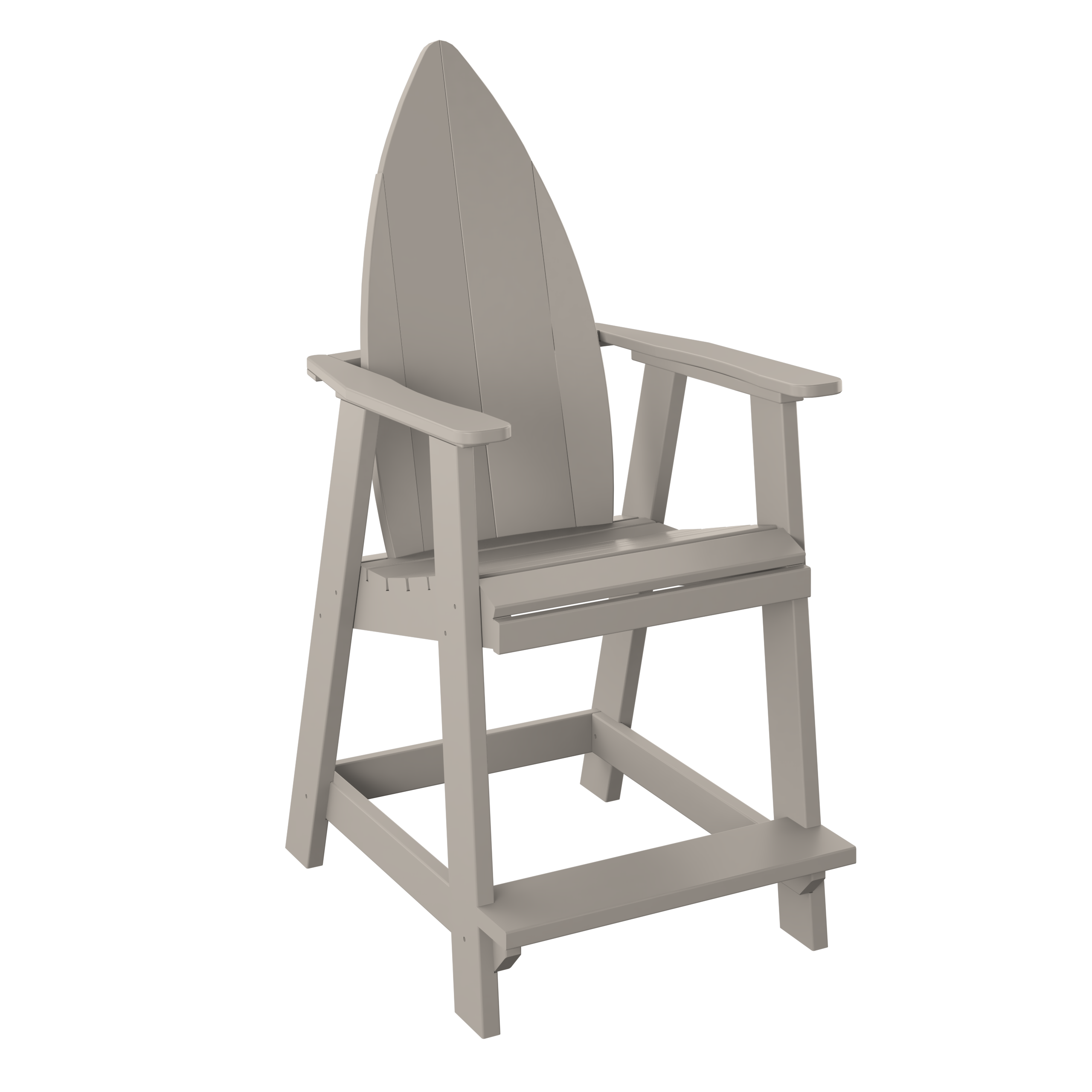 Surfboard Nose Adirondack Balcony Chair