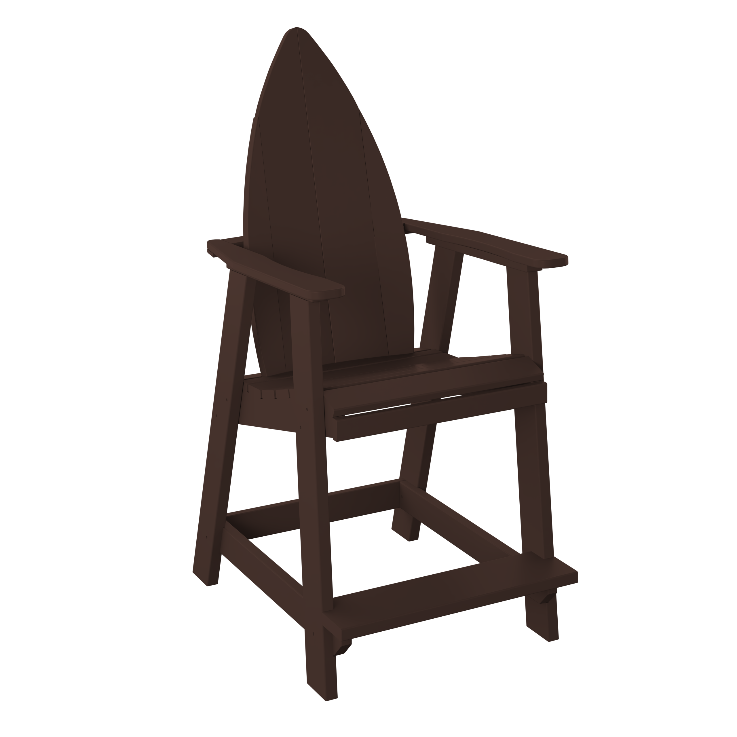 Surfboard Nose Adirondack Balcony Chair