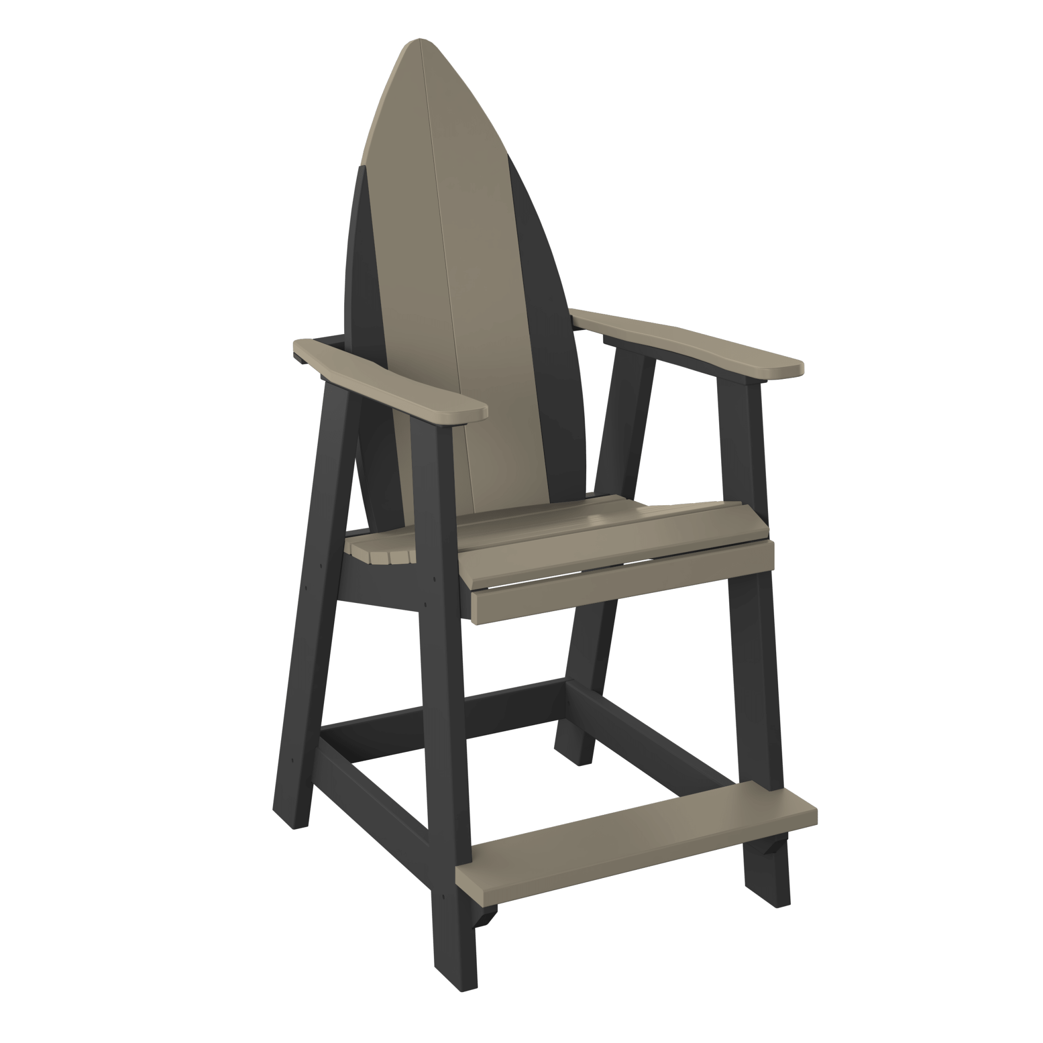 Surfboard Nose Adirondack Balcony Chair - Haven Outdoor