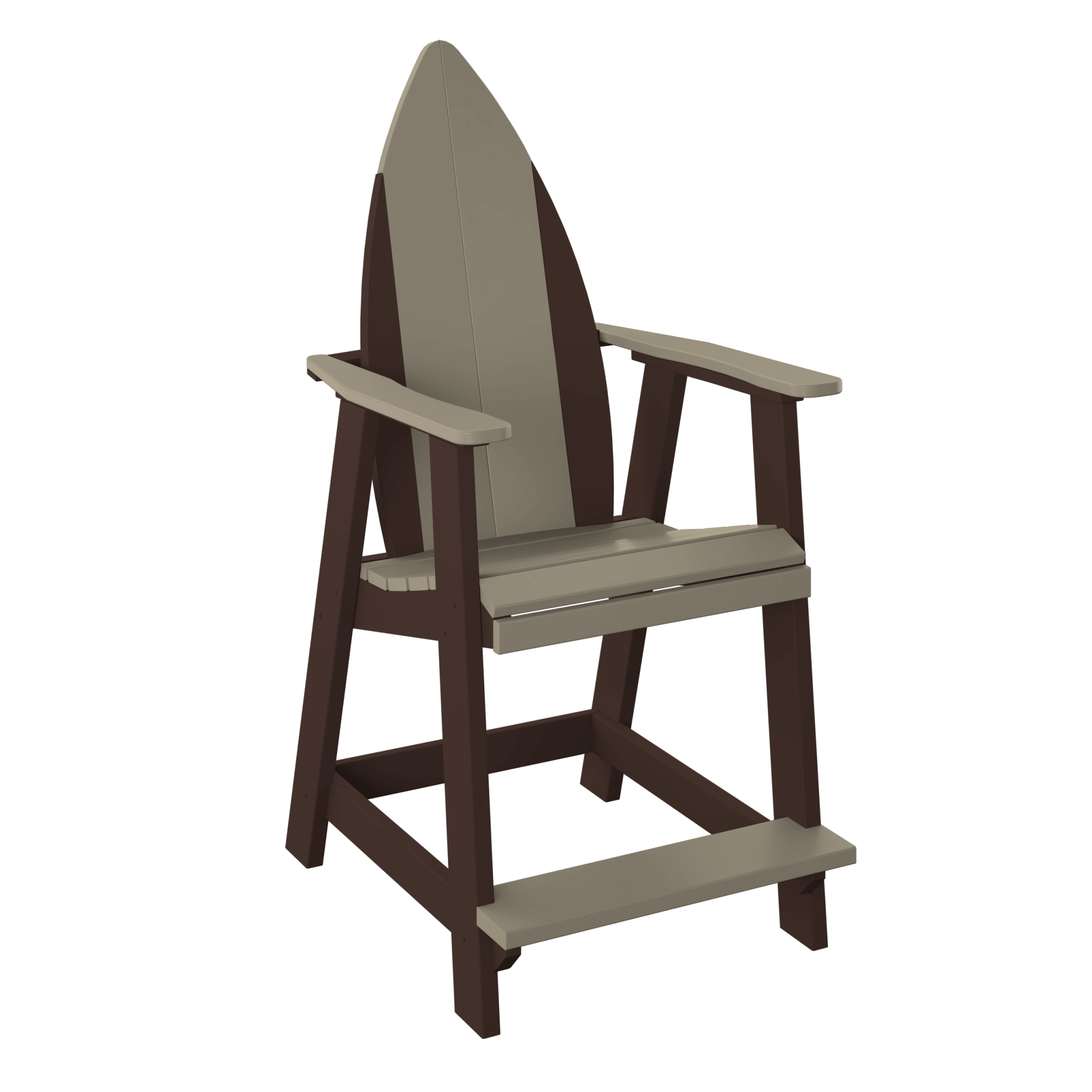 Surfboard Nose Adirondack Balcony Chair - Haven Outdoor