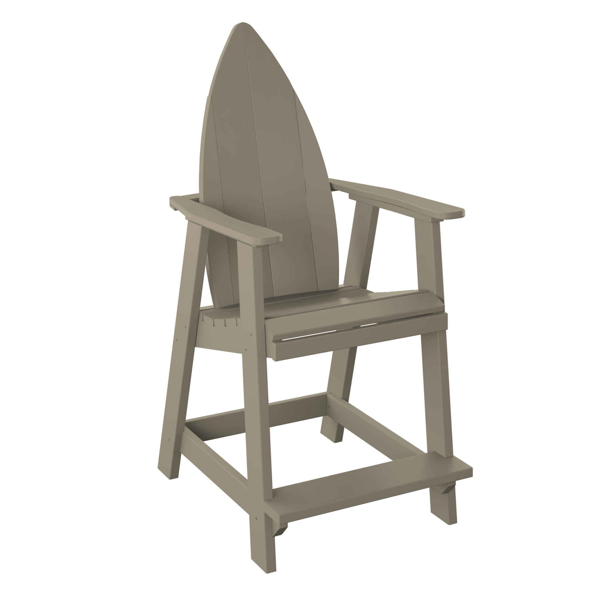 Surfboard Nose Adirondack Balcony Chair - Haven Outdoor