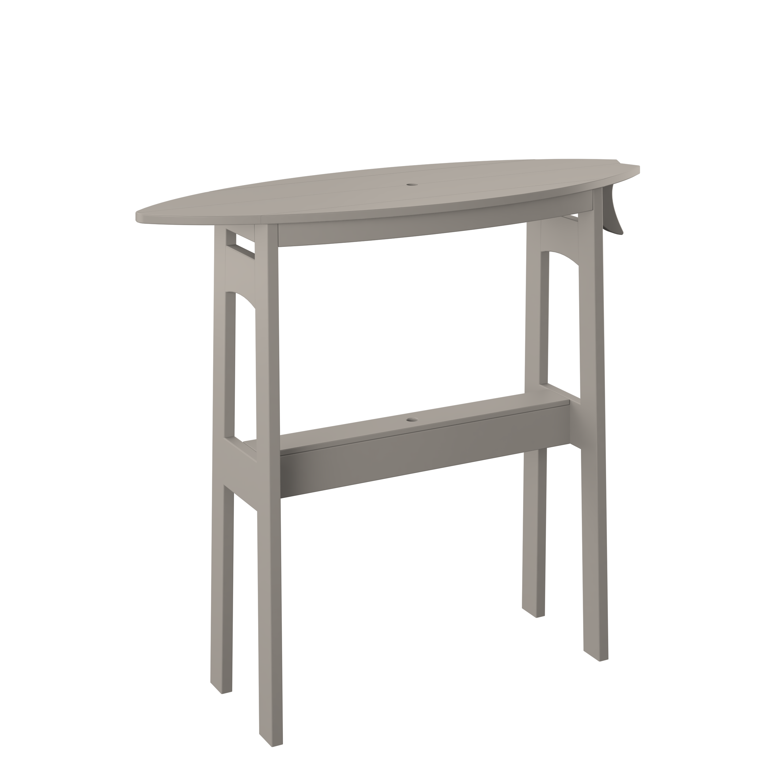 Surfboard Bar Table 48"