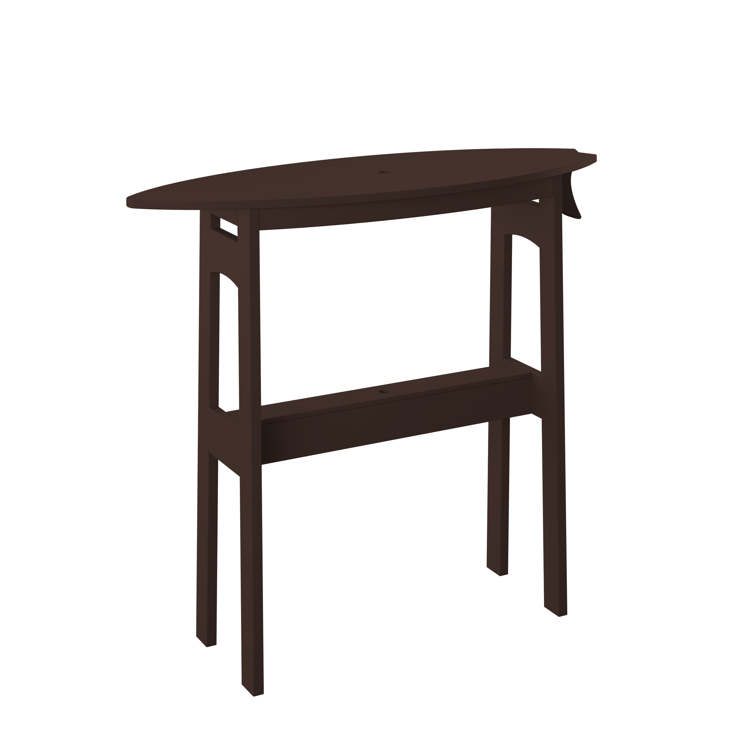 Surfboard Bar Table 48"