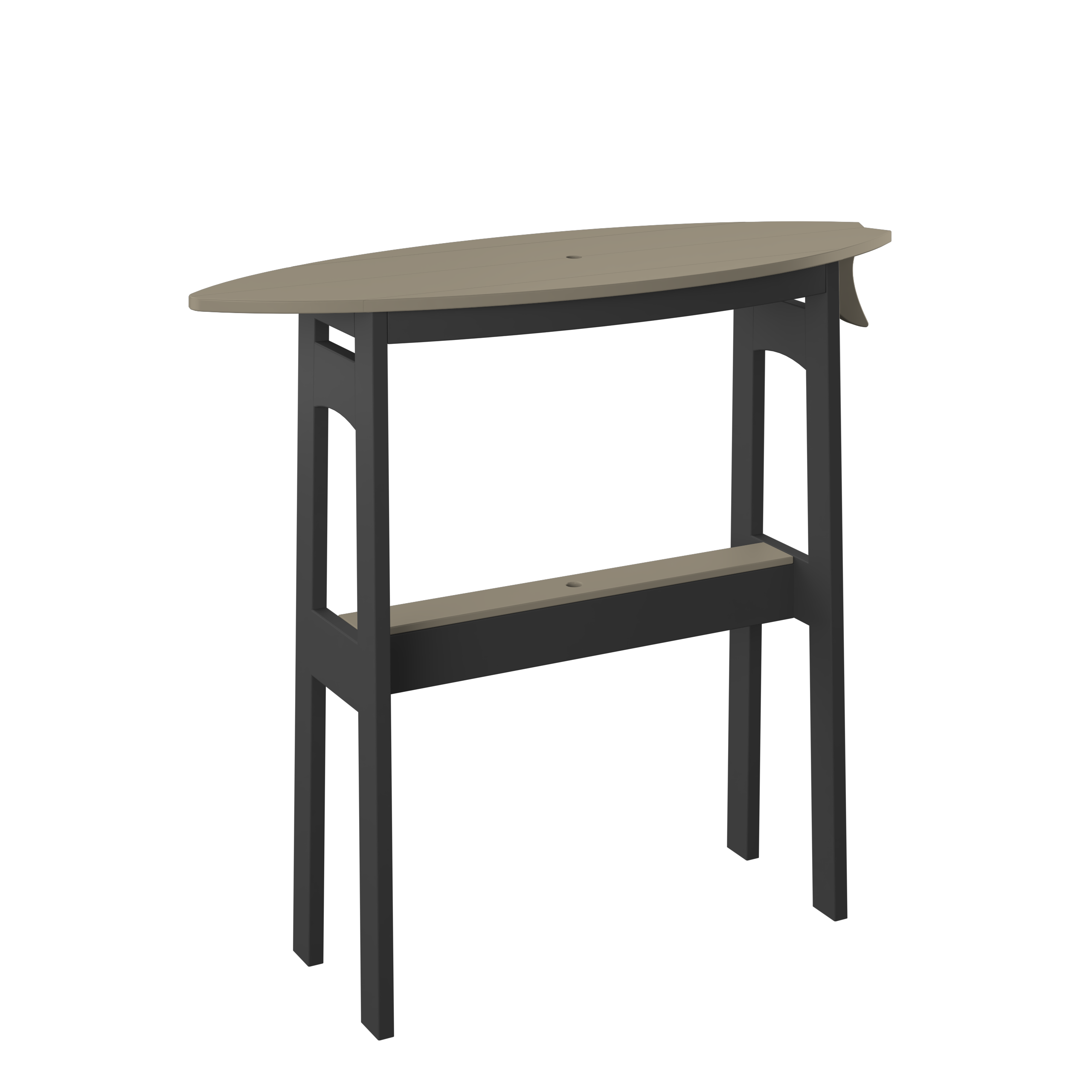 Surfboard Bar Table 48"