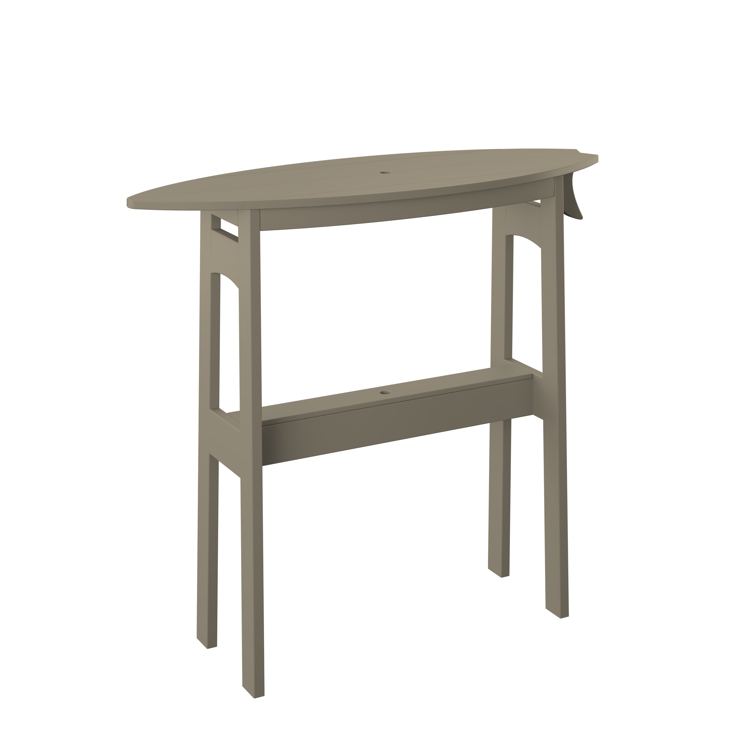 Surfboard Bar Table 48"