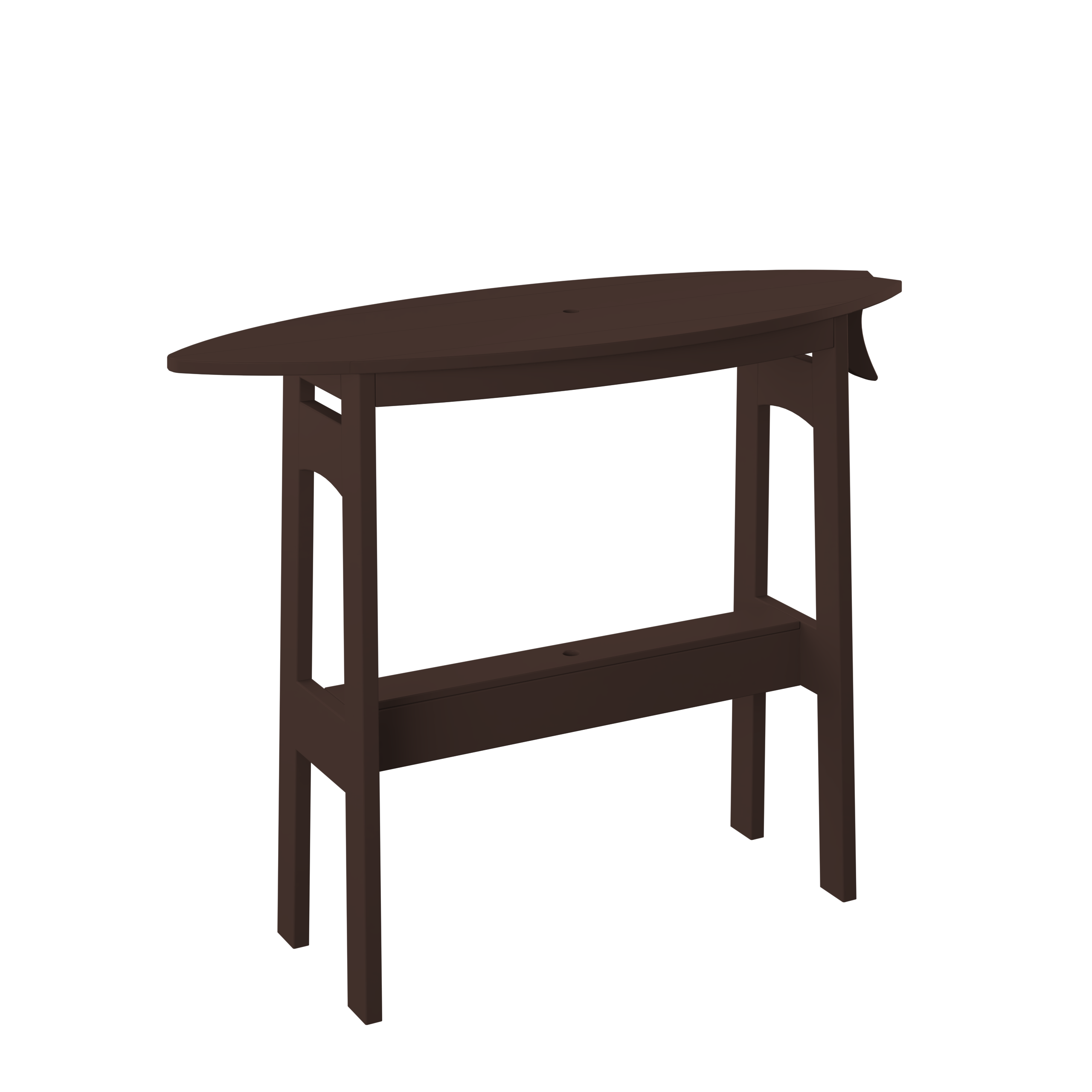 Surfboard Counter Table 48"