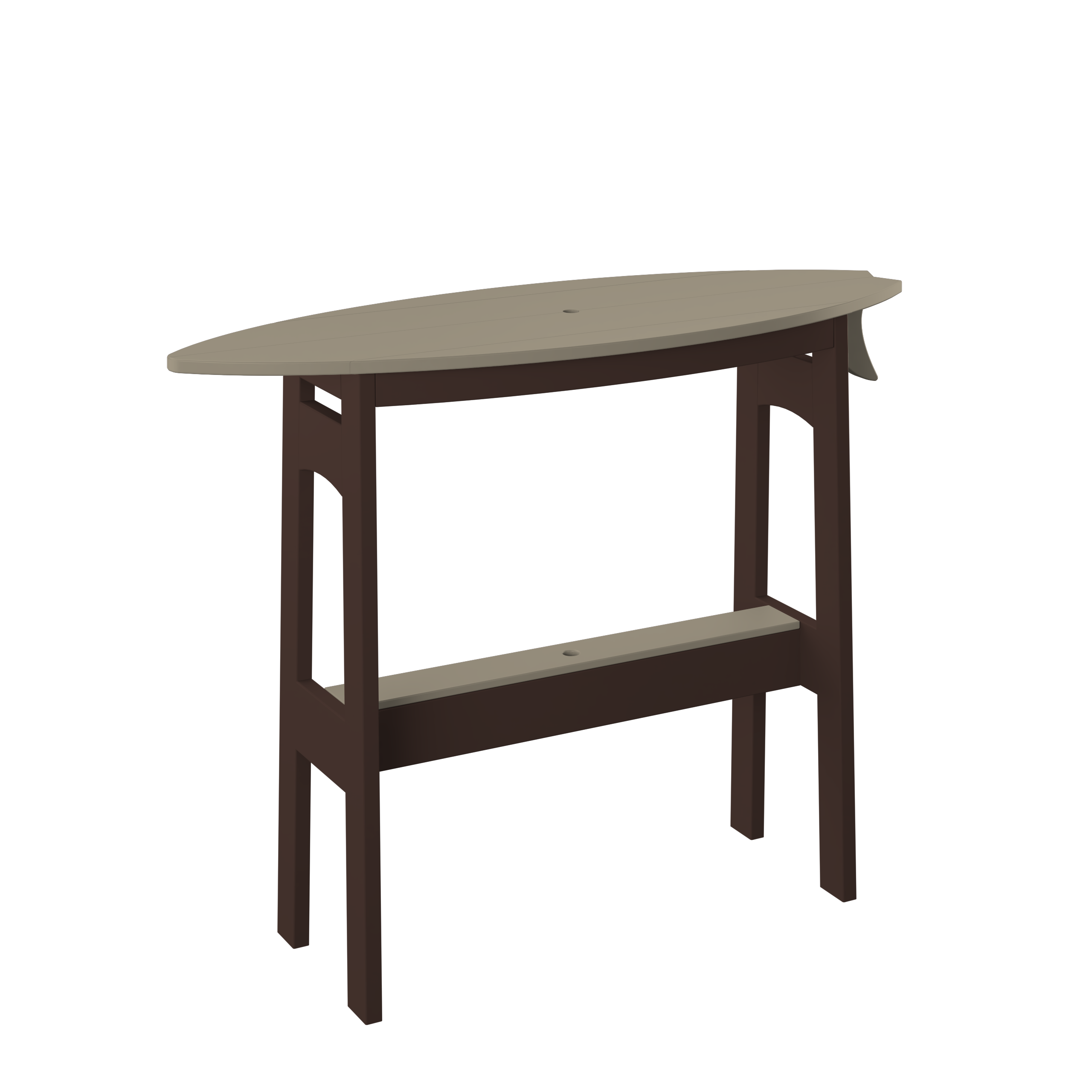 Surfboard Counter Table 48"