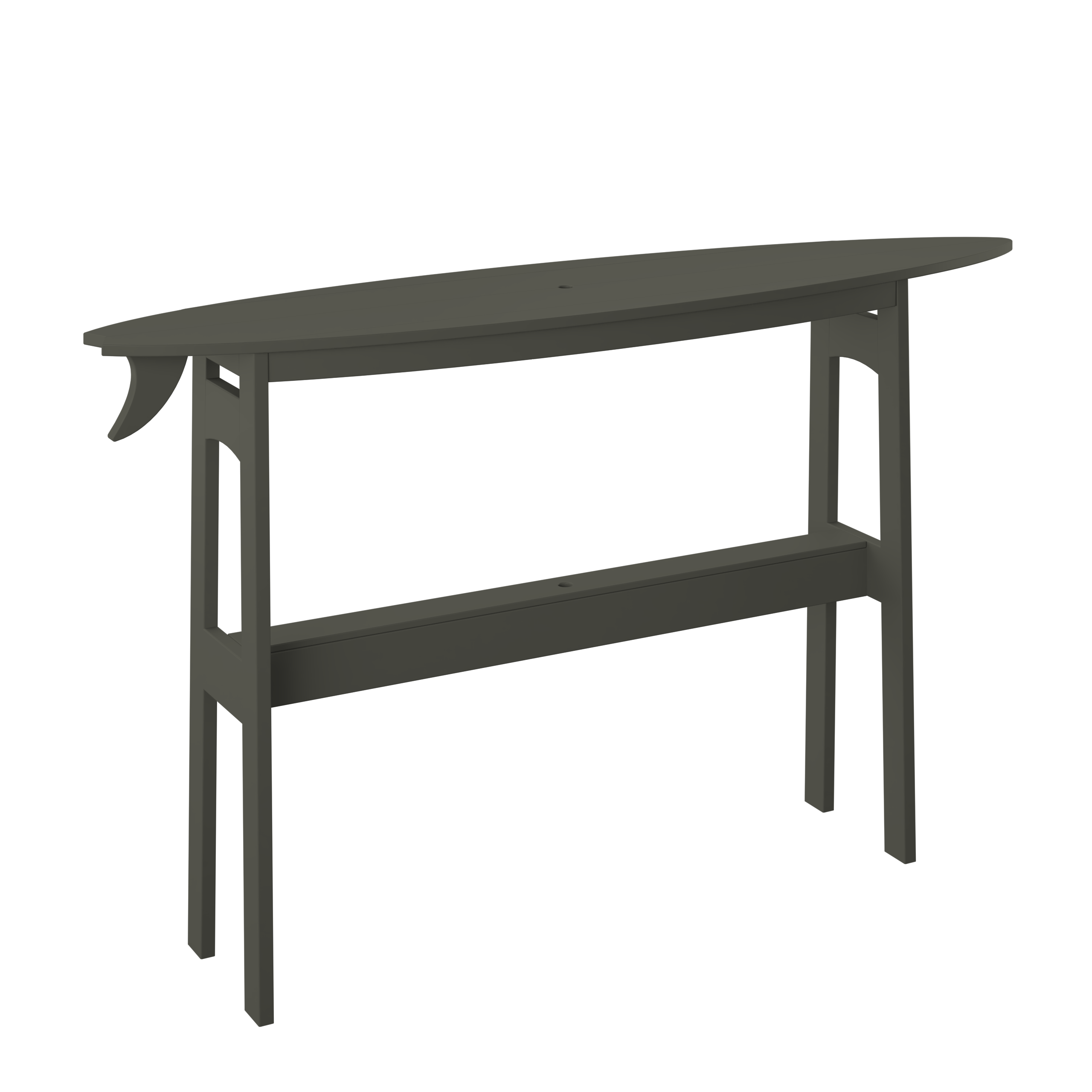 Surfboard Bar Table 72"