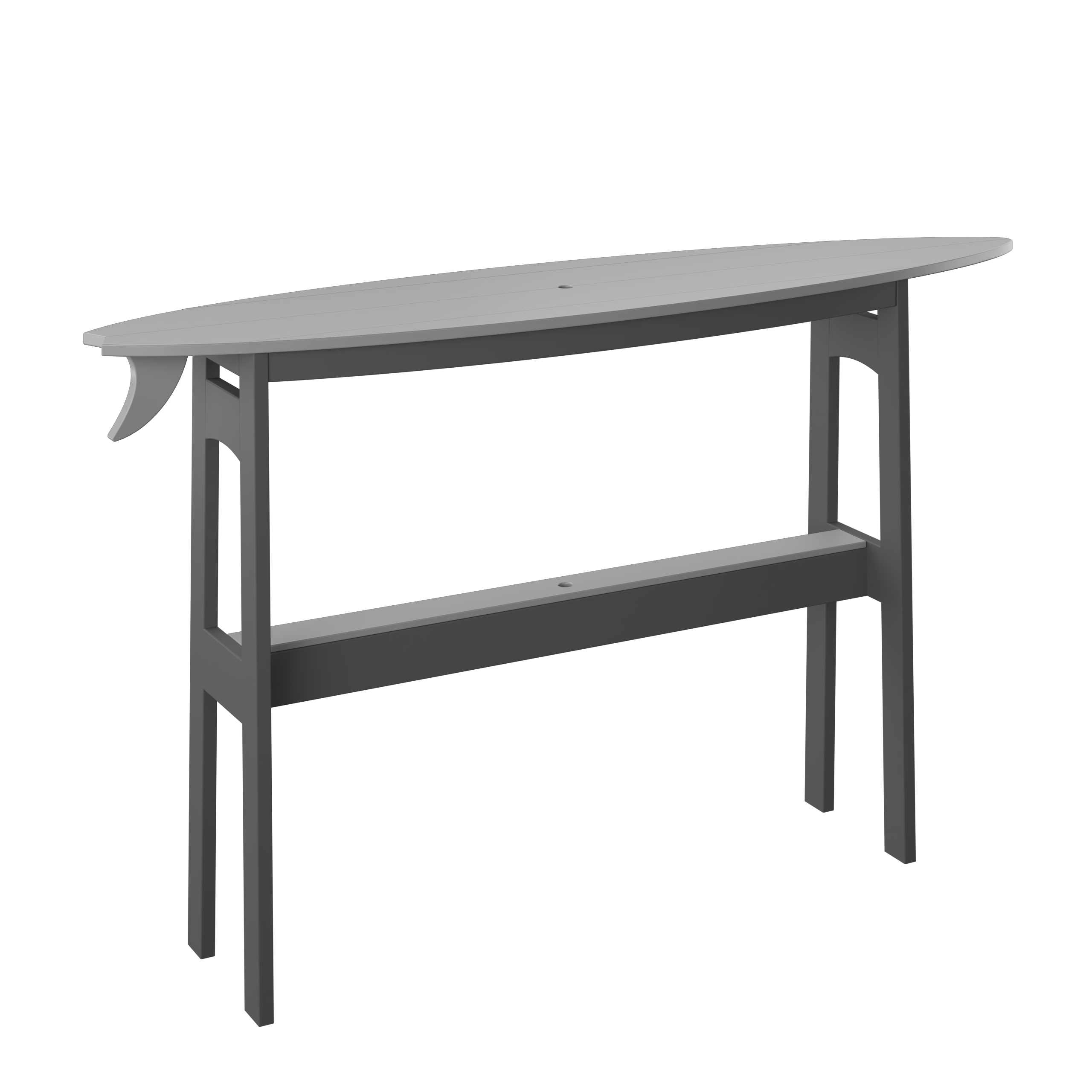 Surfboard Bar Table 72"