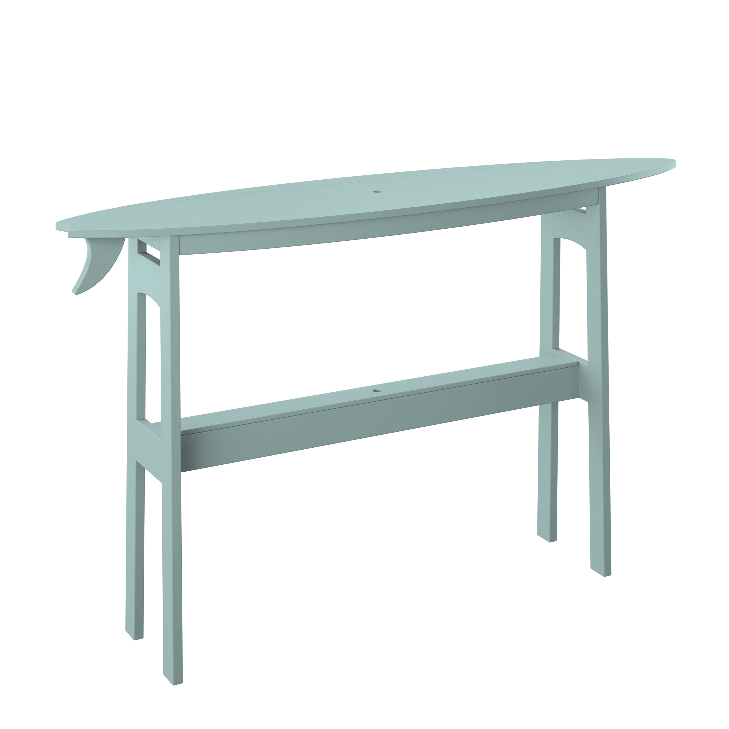 Surfboard Bar Table 72"