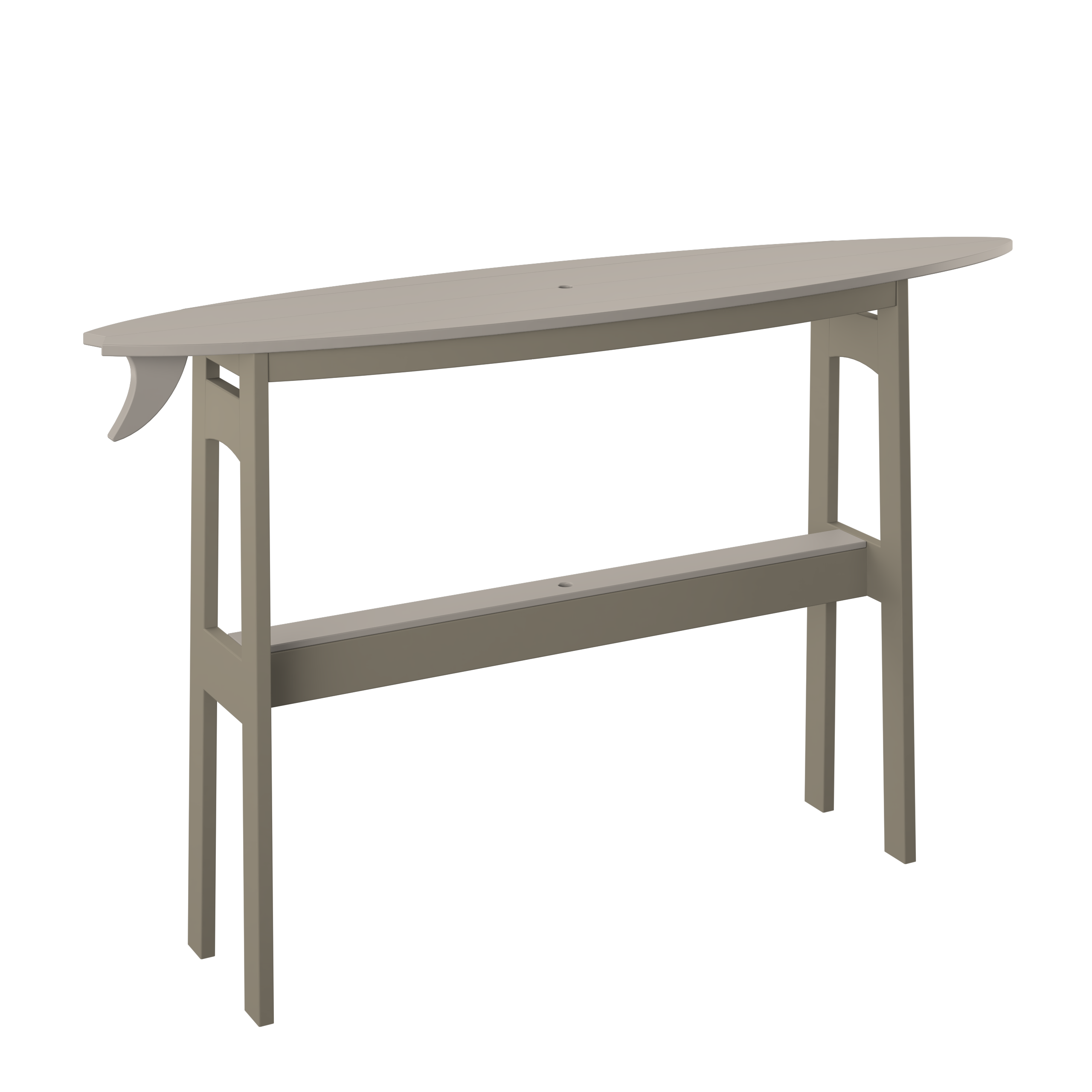 Surfboard Bar Table 72"