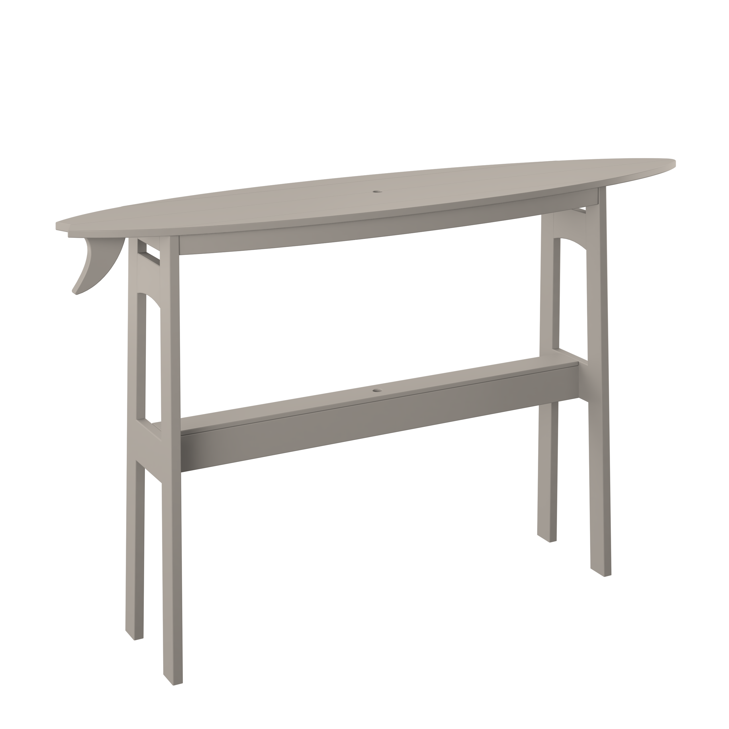 Surfboard Bar Table 72"