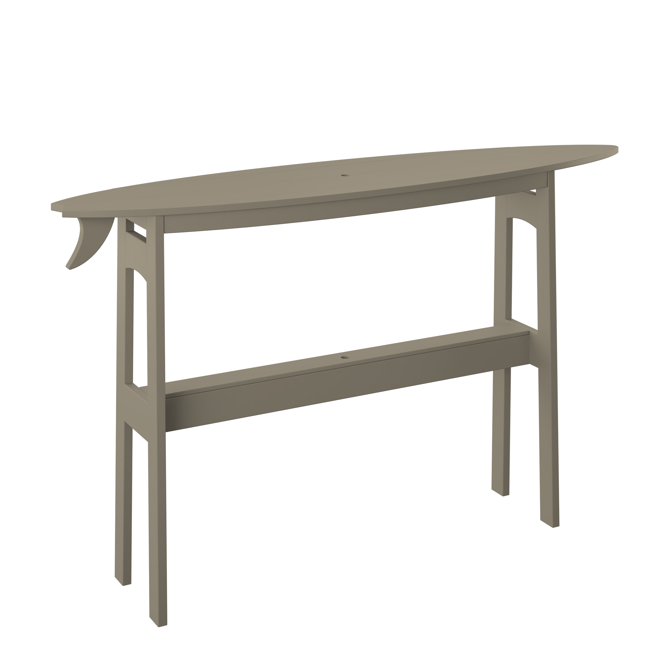 Surfboard Bar Table 72"