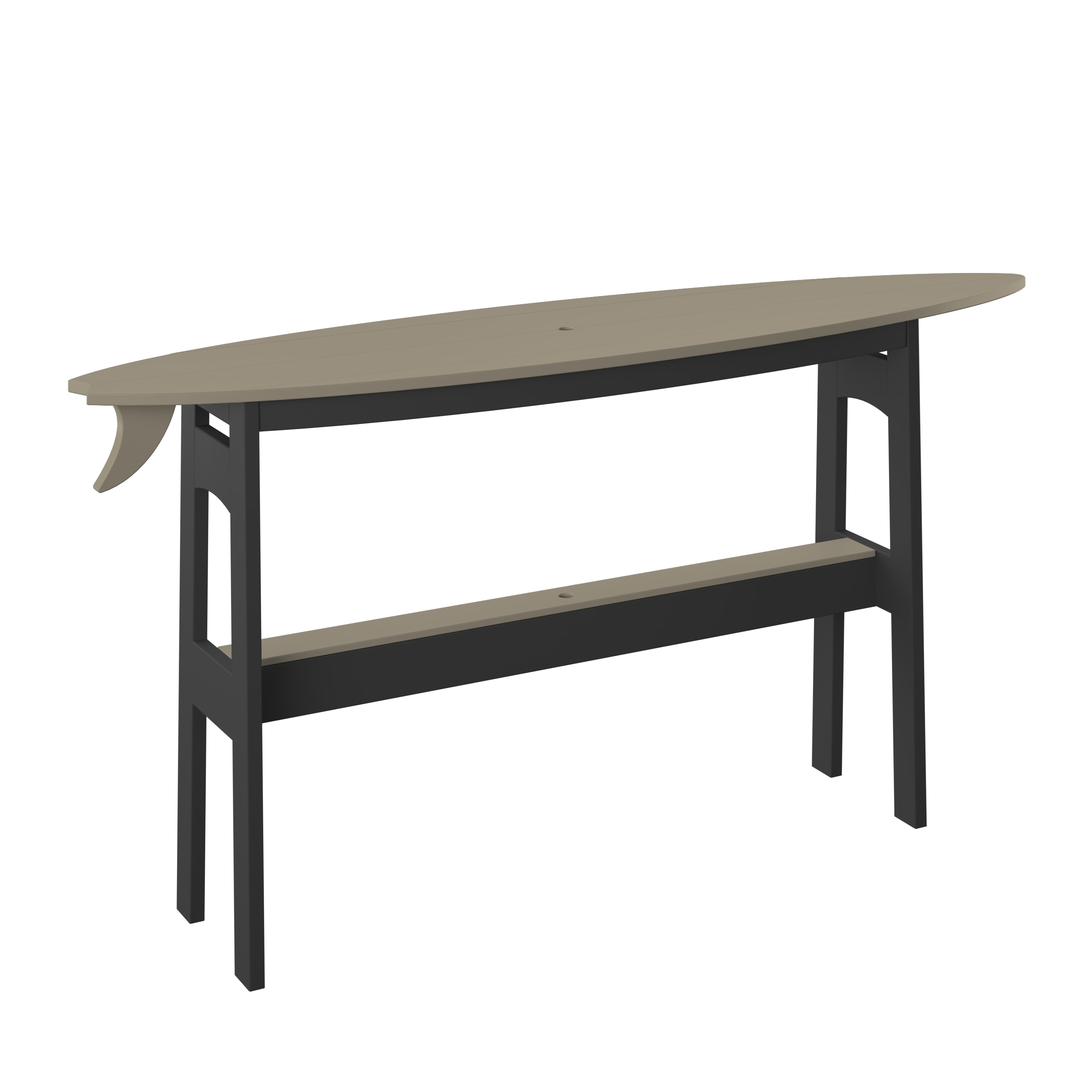 Surfboard Counter Table 72"