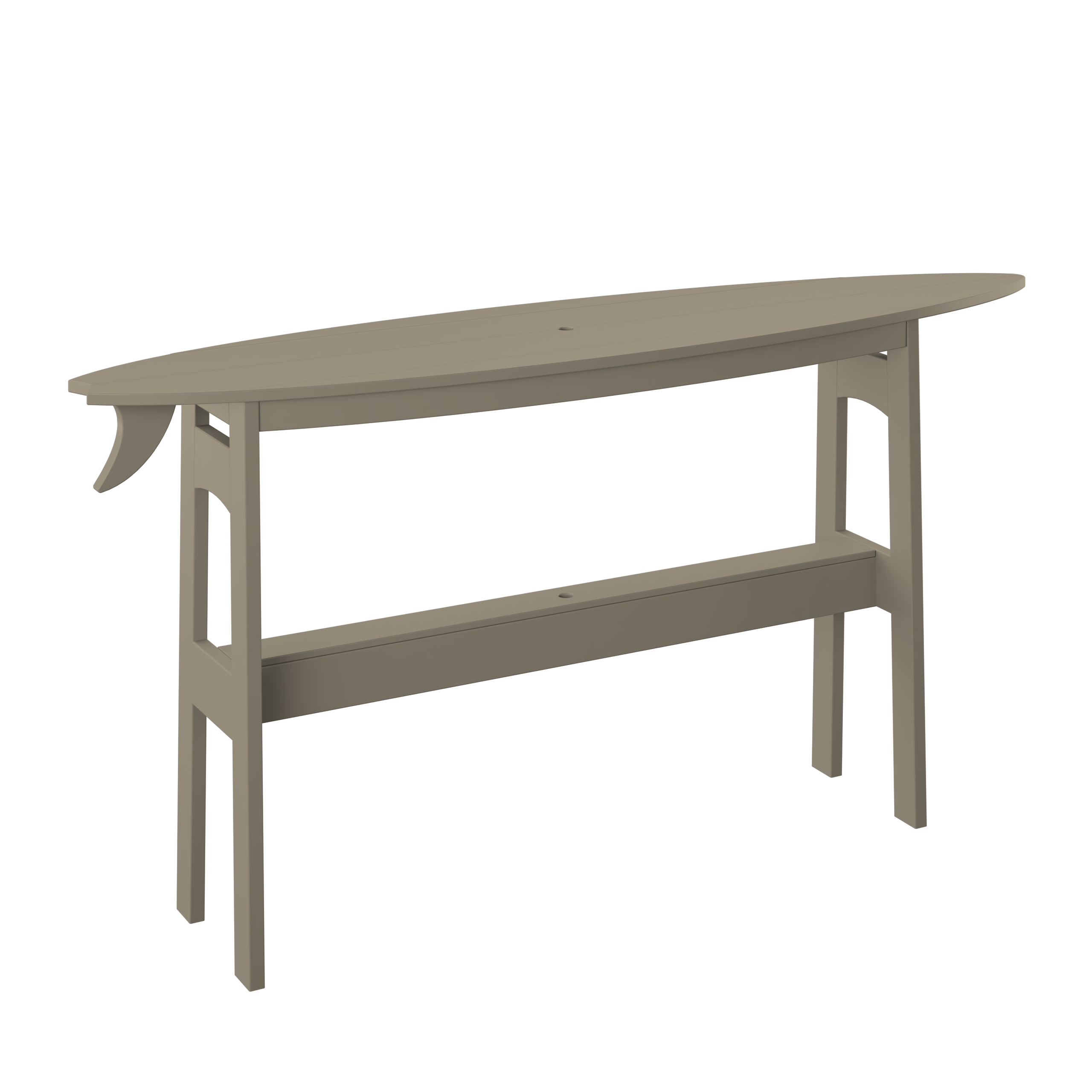 Surfboard Counter Table 72"