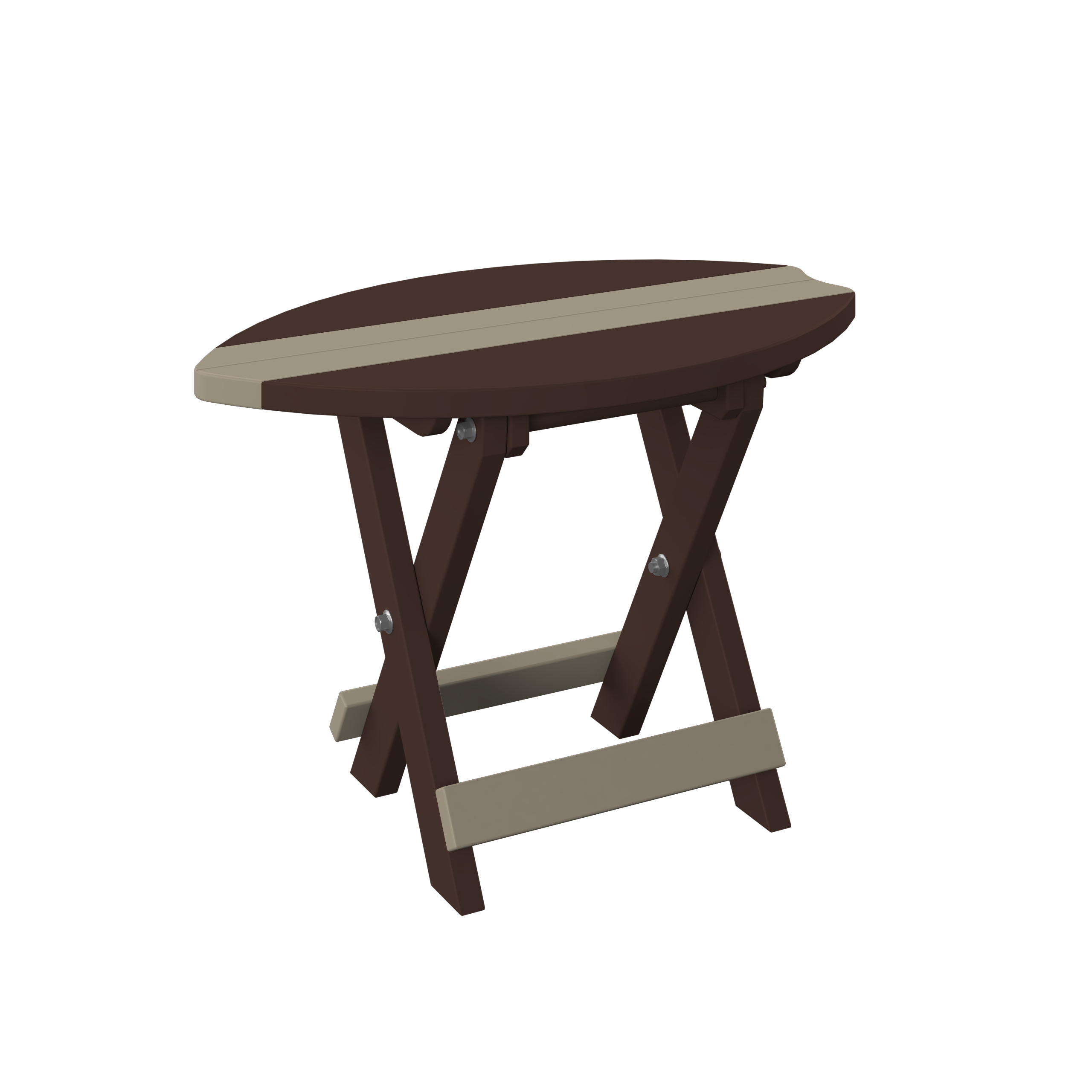 Surfboard Folding End Table