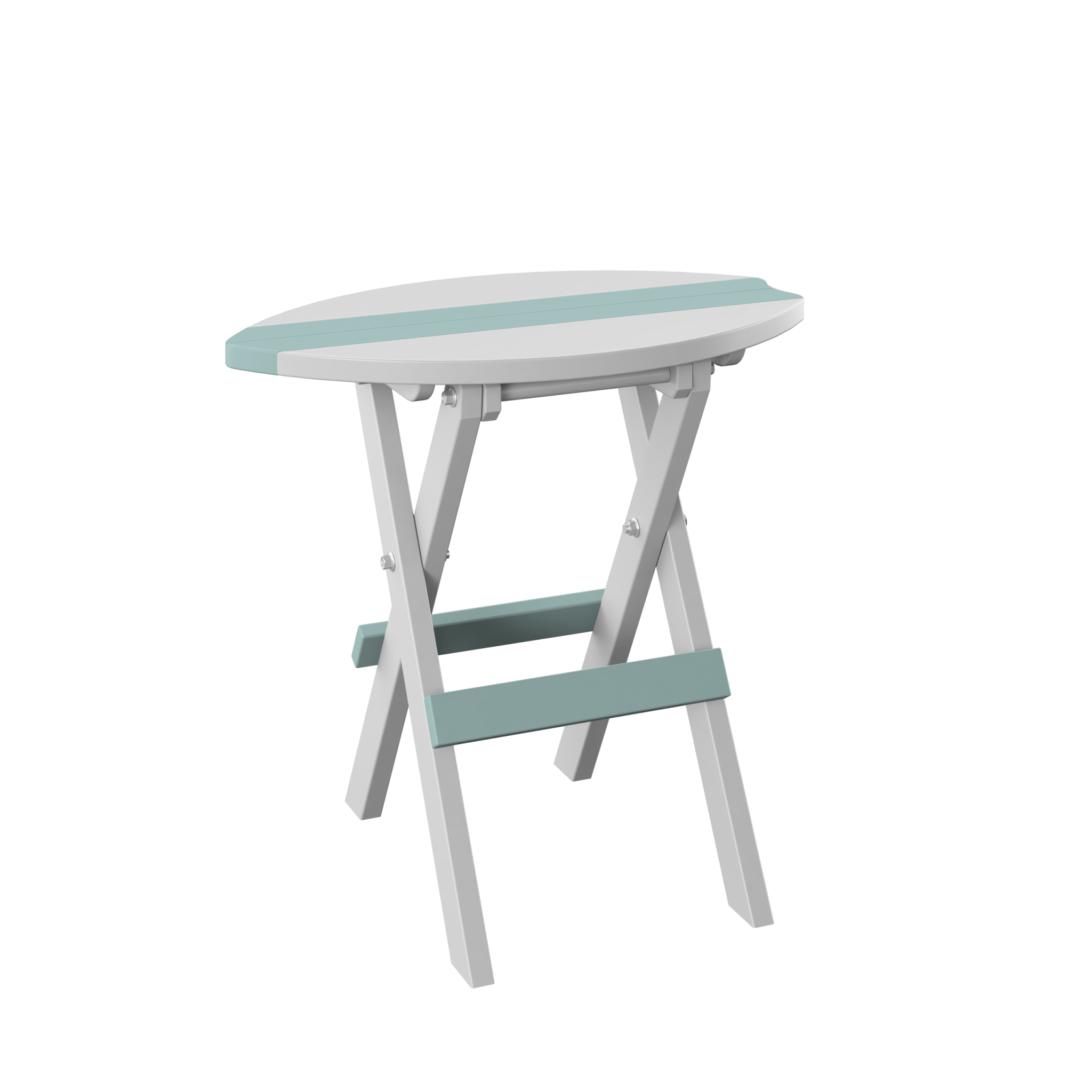 Surfboard Raised End Table - Haven Outdoor