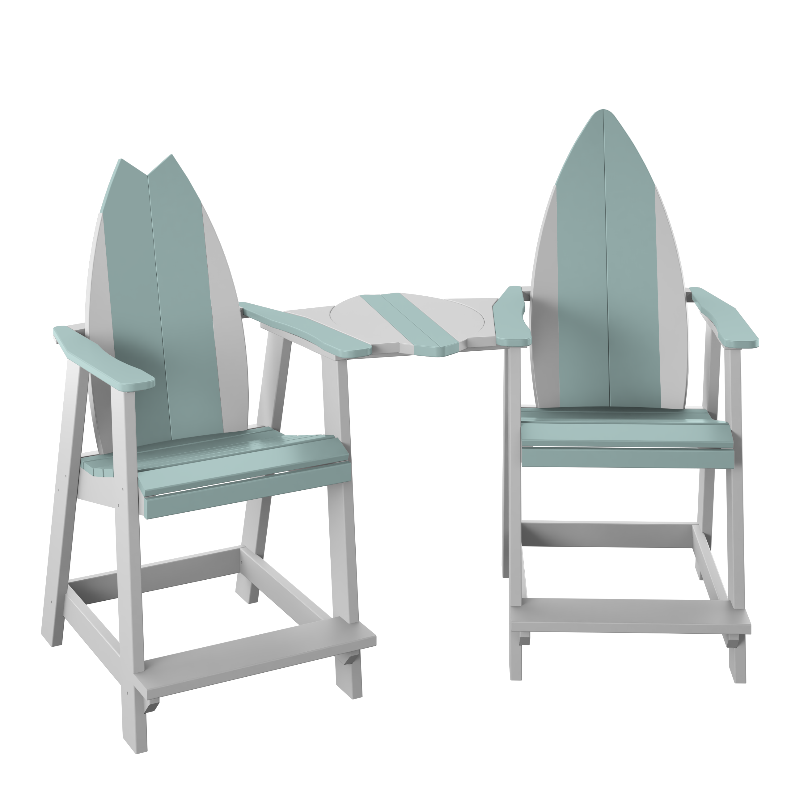 Surfboard Tete-a-tete Counter Set