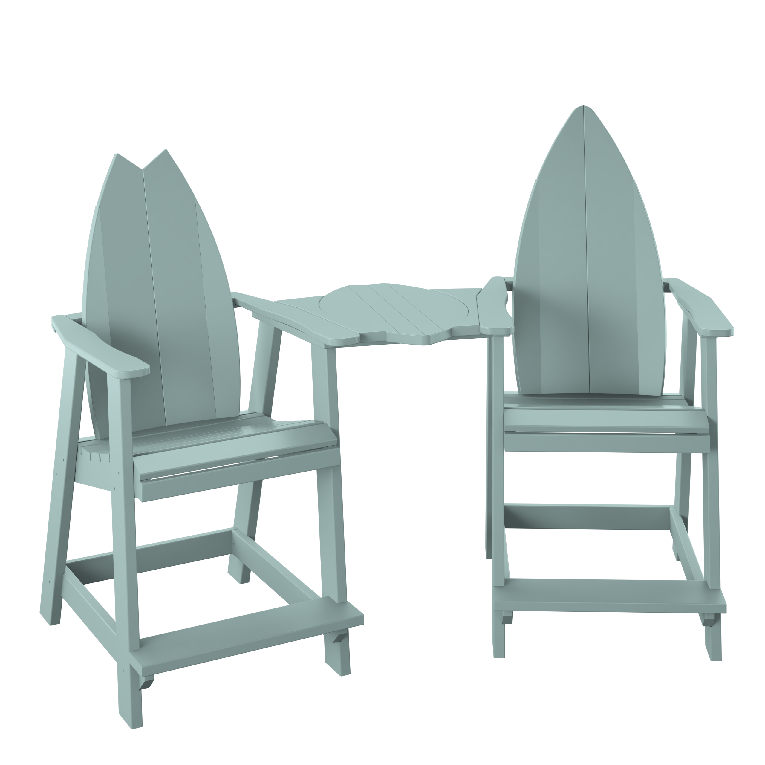 Surfboard Tete-a-tete Counter Set