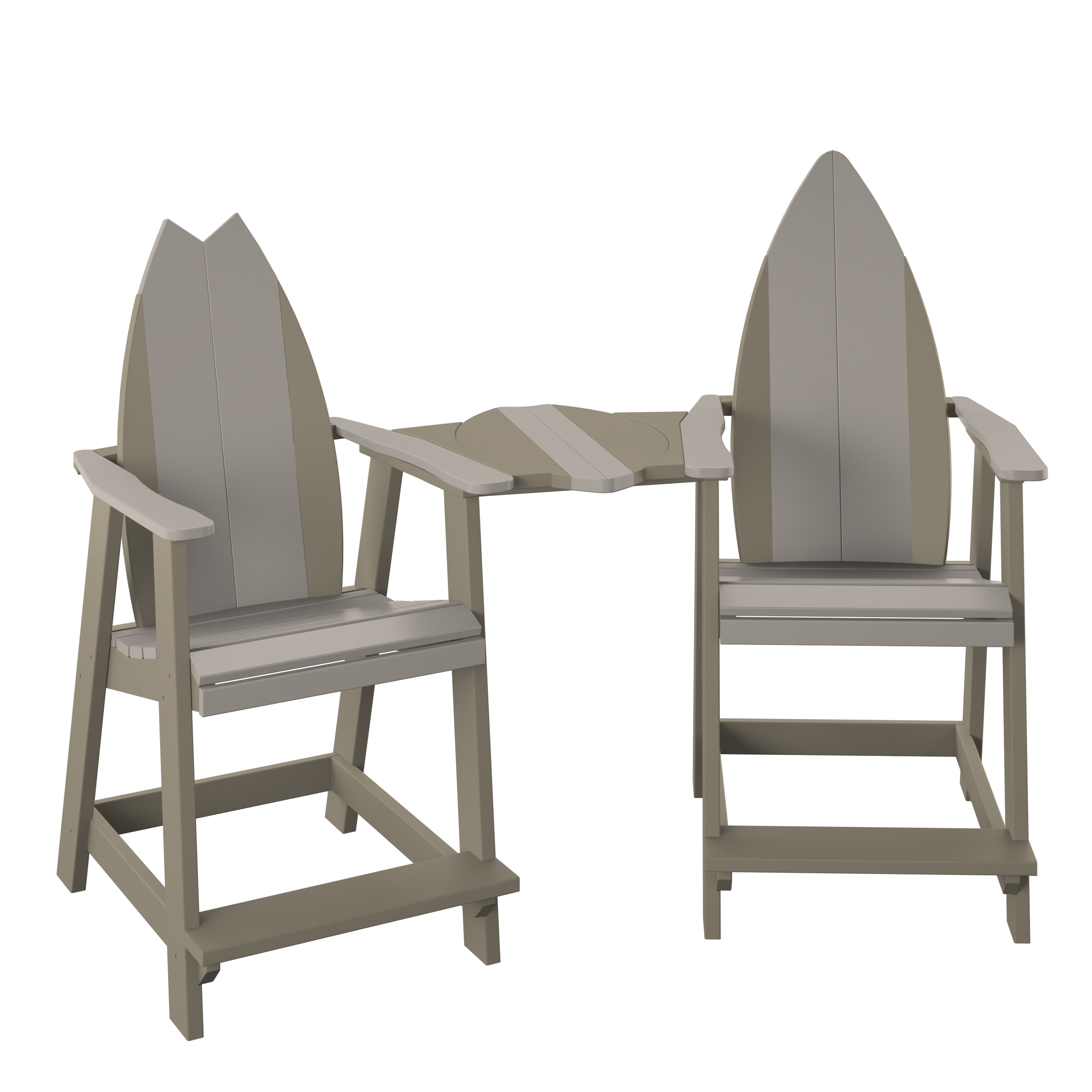 Surfboard Tete-a-tete Counter Set