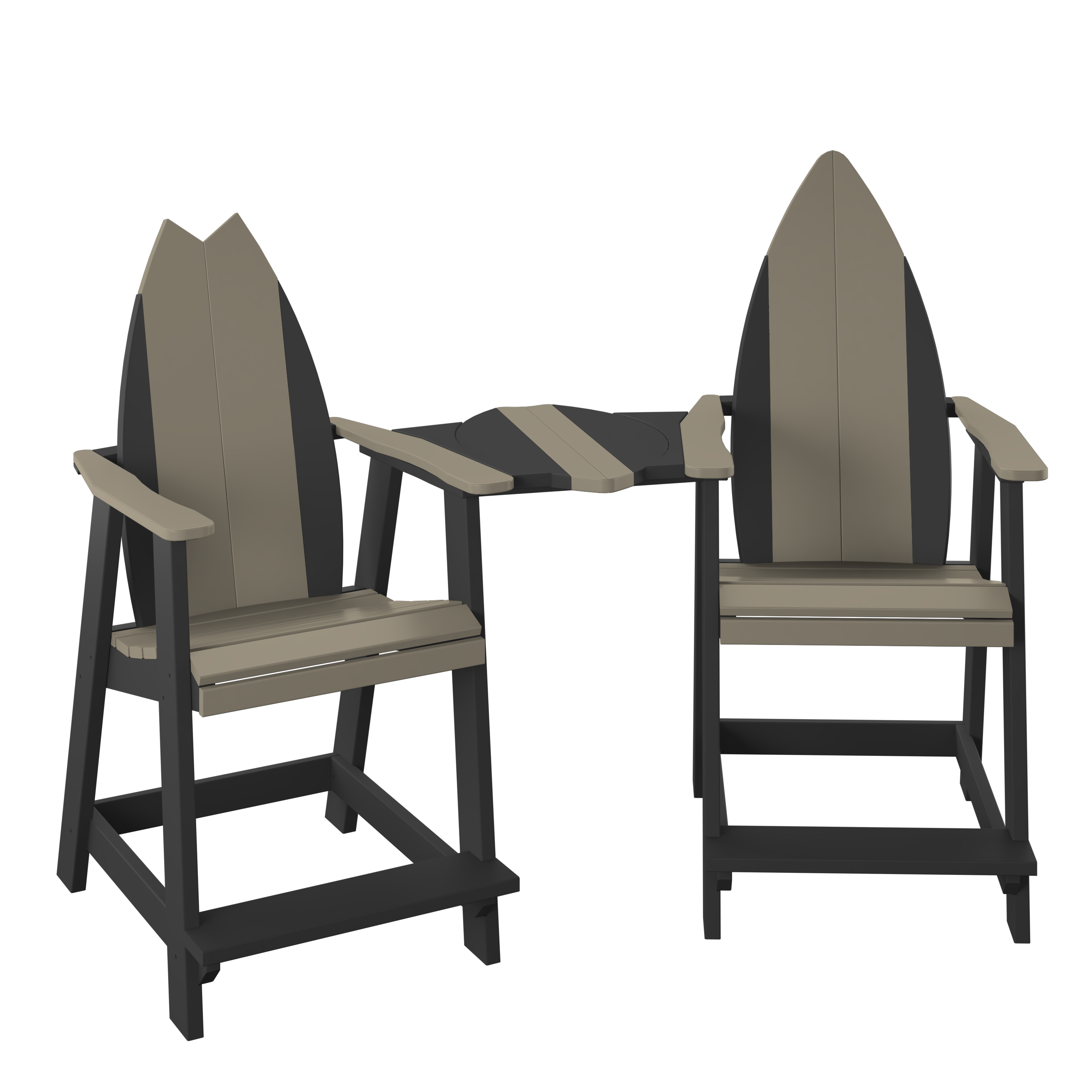 Surfboard Tete-a-tete Counter Set