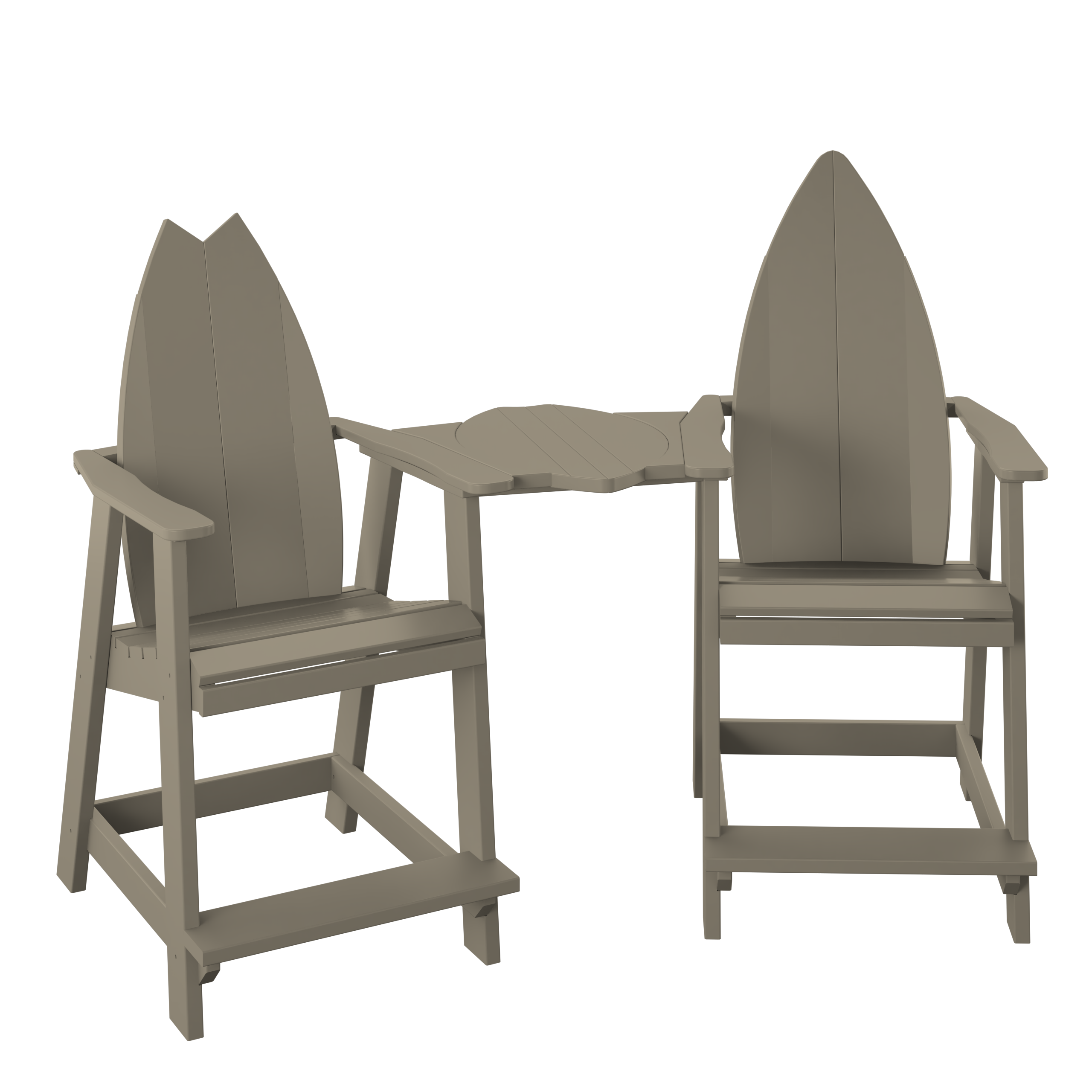 Surfboard Tete-a-tete Counter Set