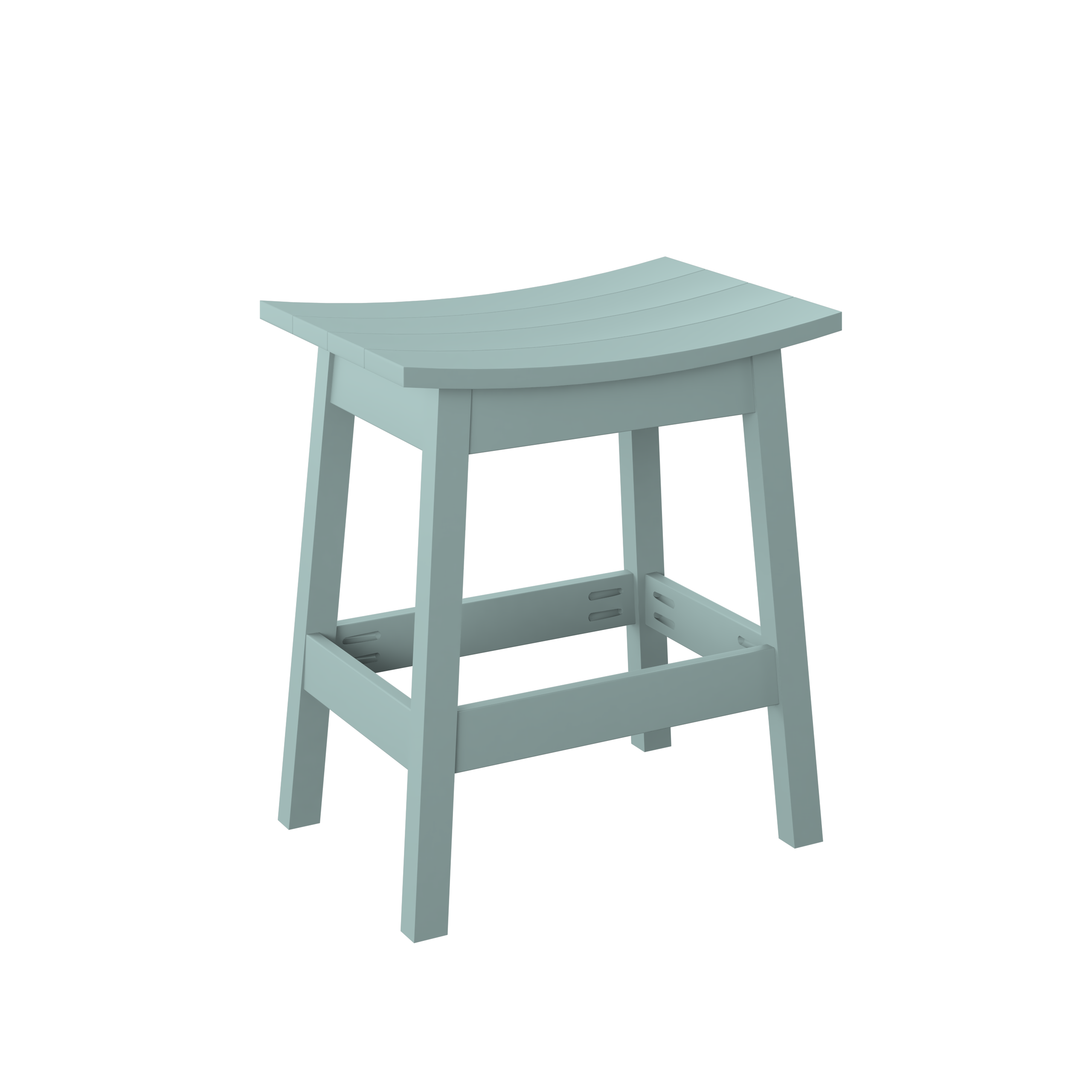 Saddle Counter Stool