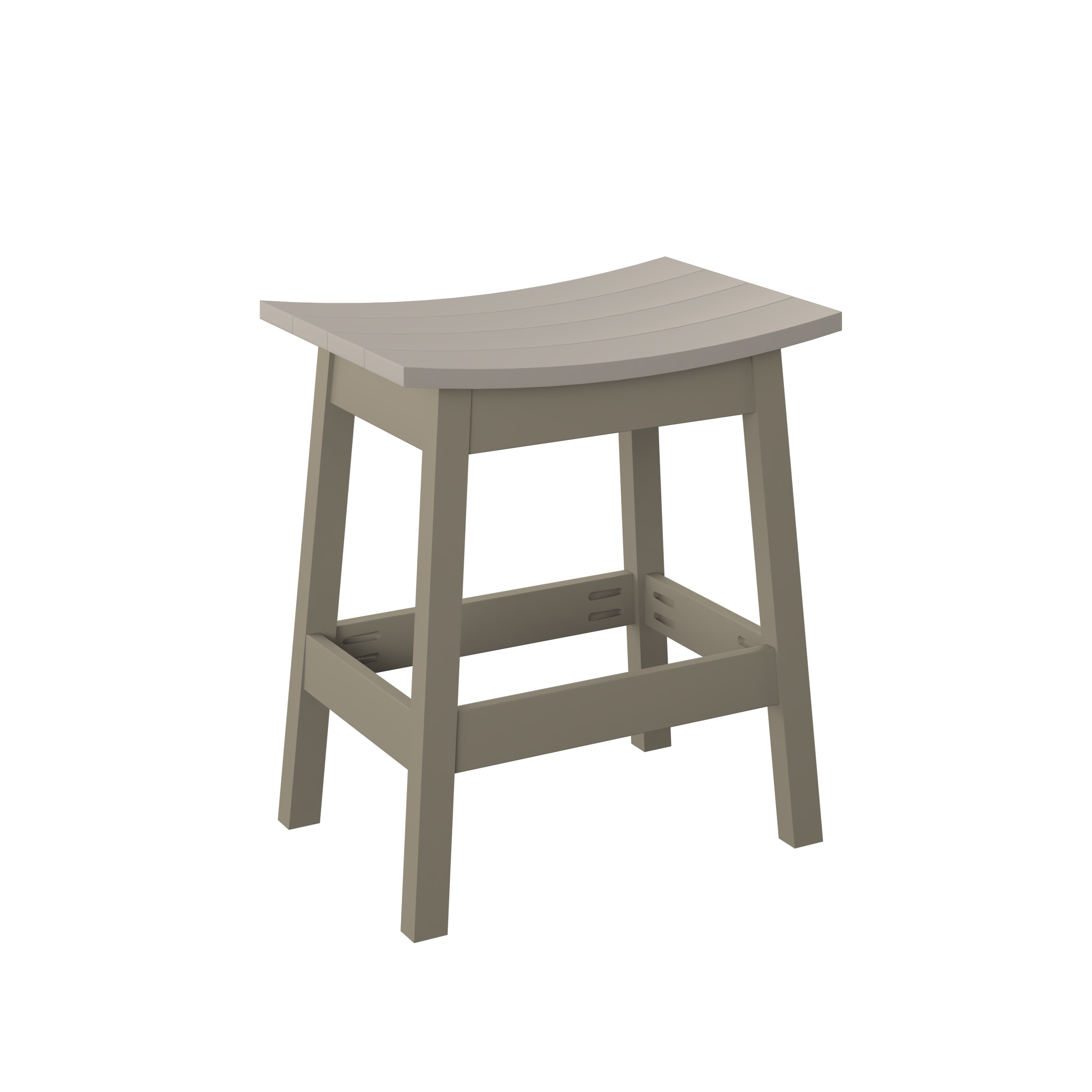 Saddle Counter Stool