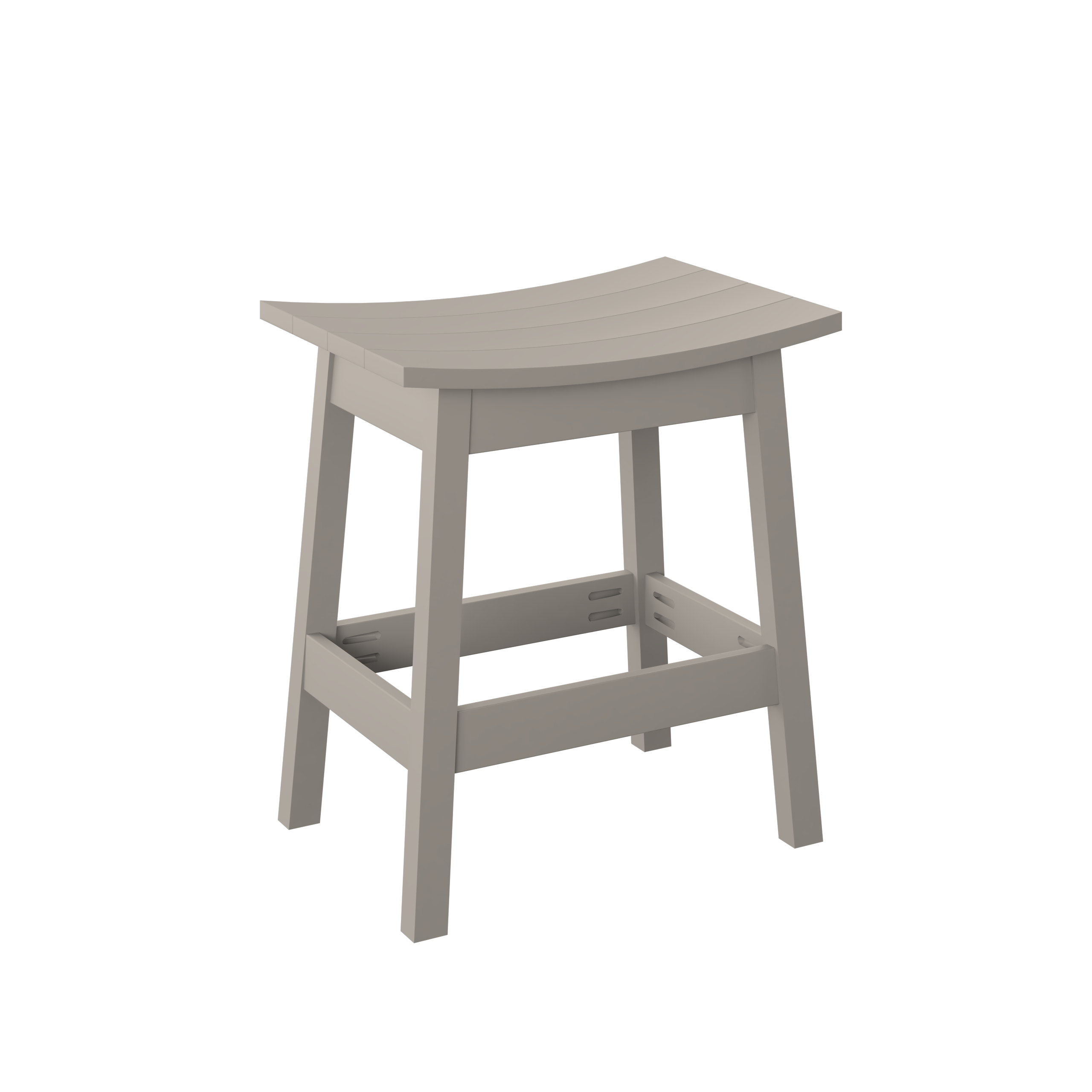 Saddle Counter Stool
