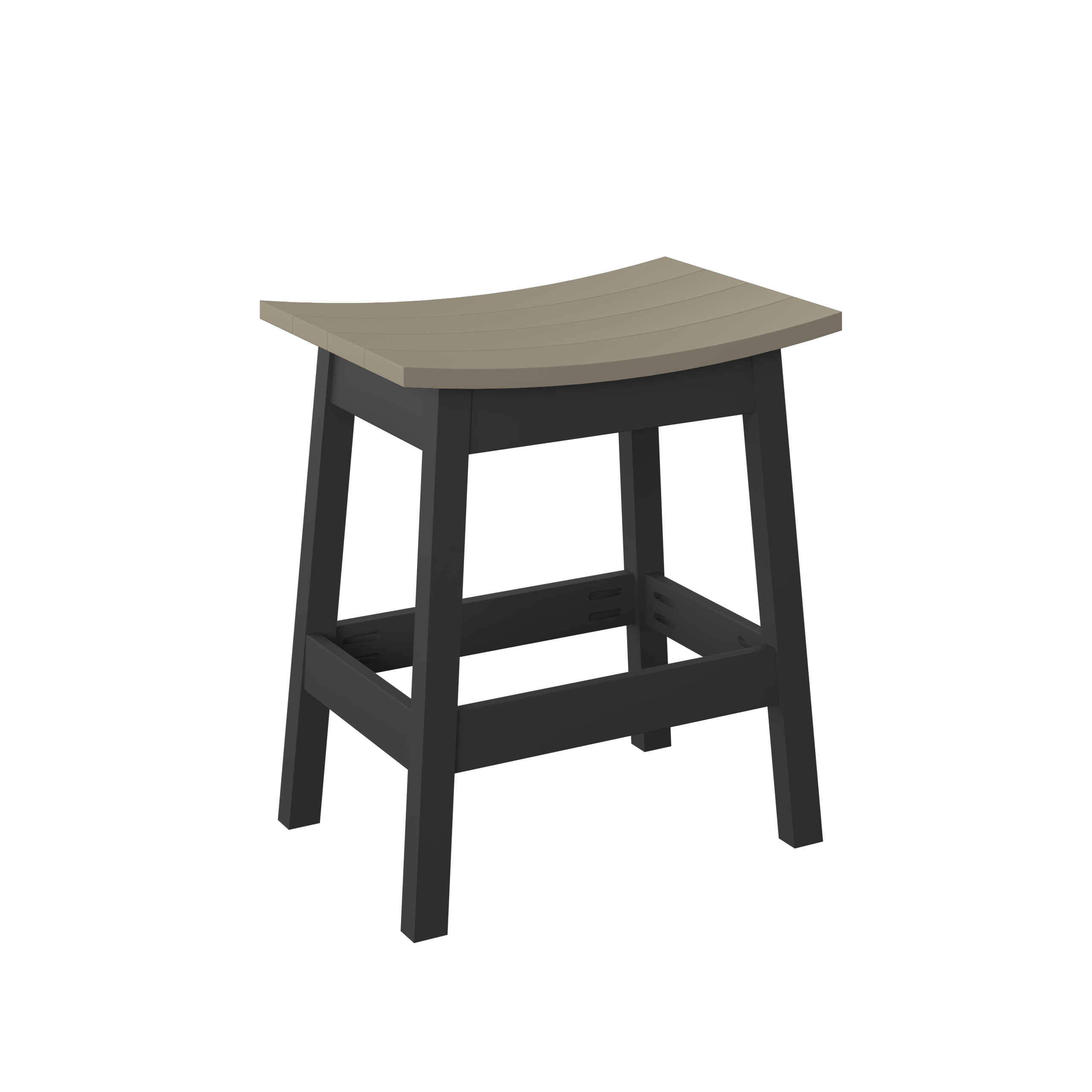 Saddle Counter Stool