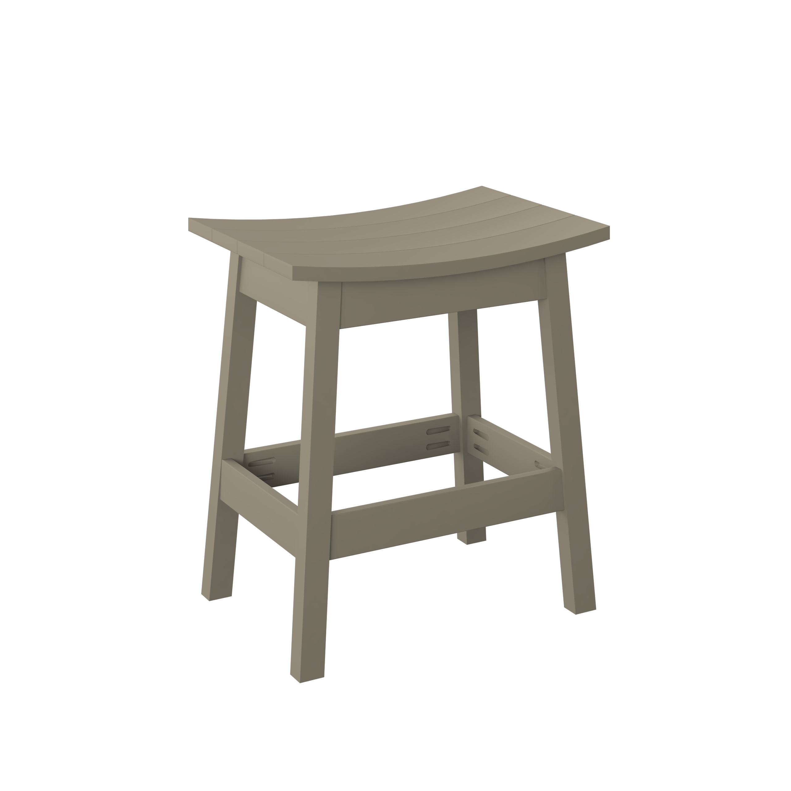 Saddle Counter Stool