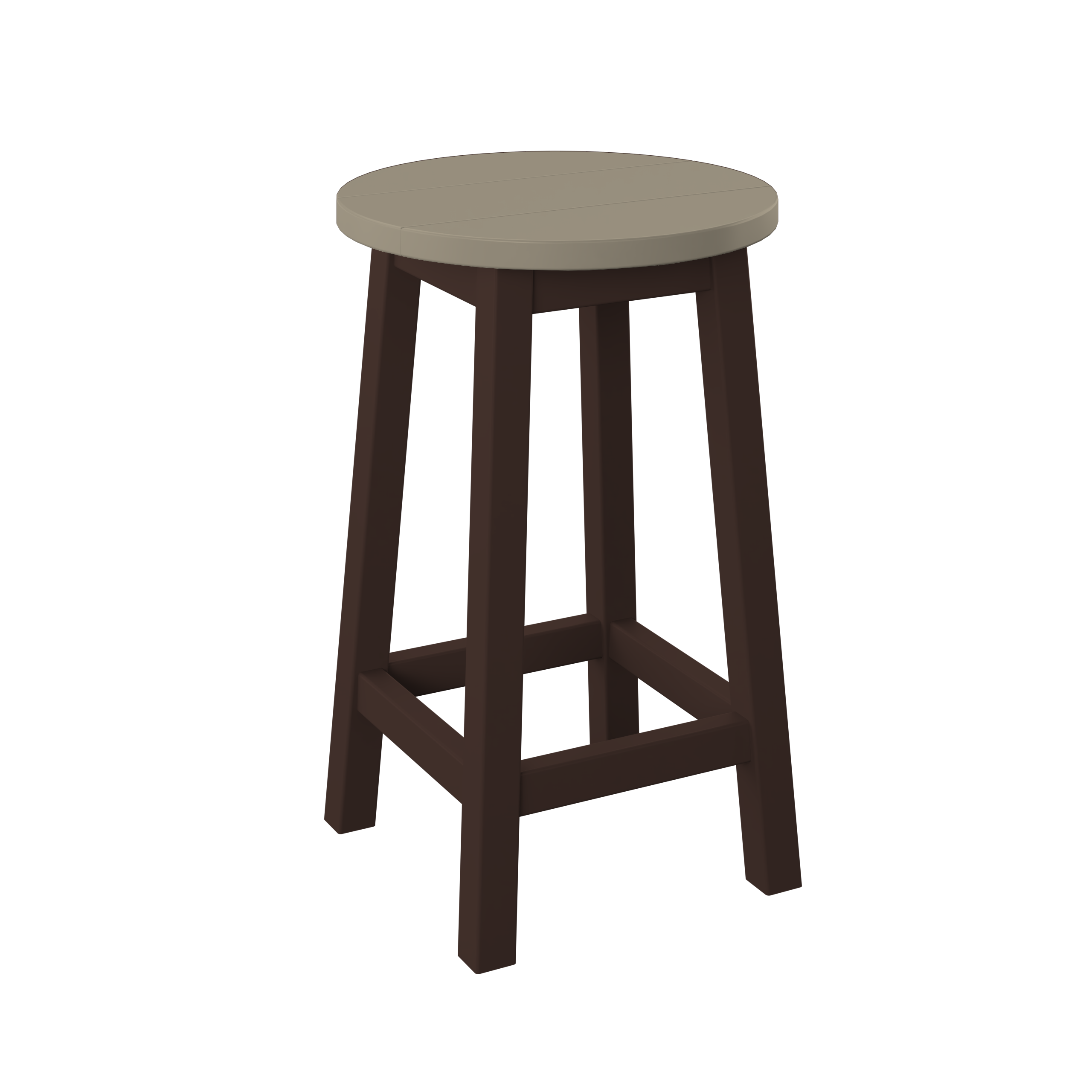 Round Counter Stool